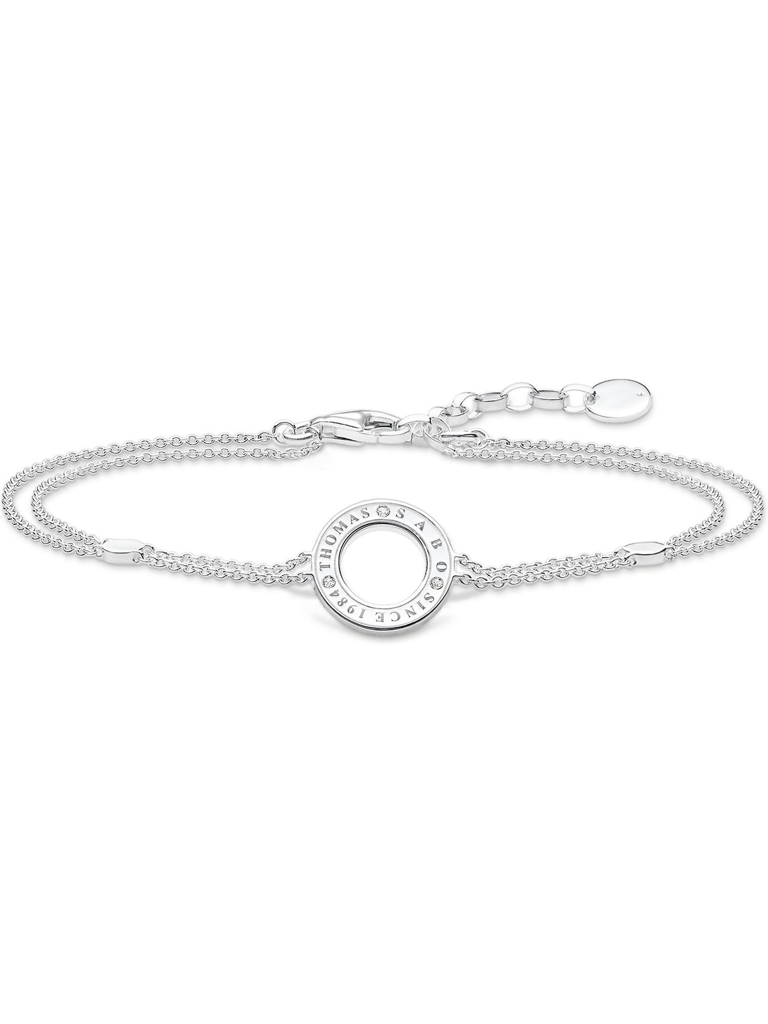 THOMAS SABO Silberarmband Thomas Sabo Damen-Armband 925er Silber Zirkonia