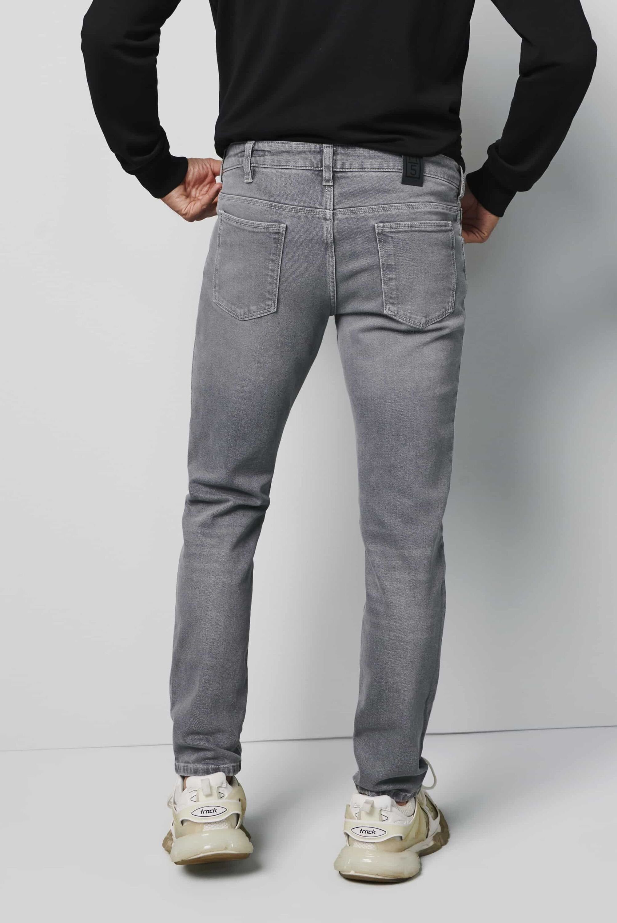 MEYER Five-Pocket 5-Pocket-Jeans Style im