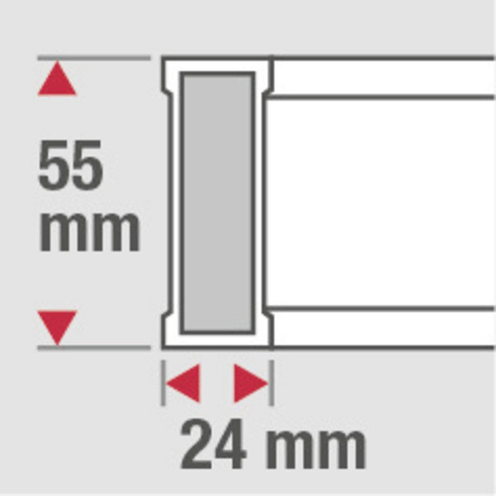 BMI Wasserwaage BMI 696060PM 696060PM Magnet-Wasserwaage mit Magnet 60 cm 0.5 mm/m, (696060PM)