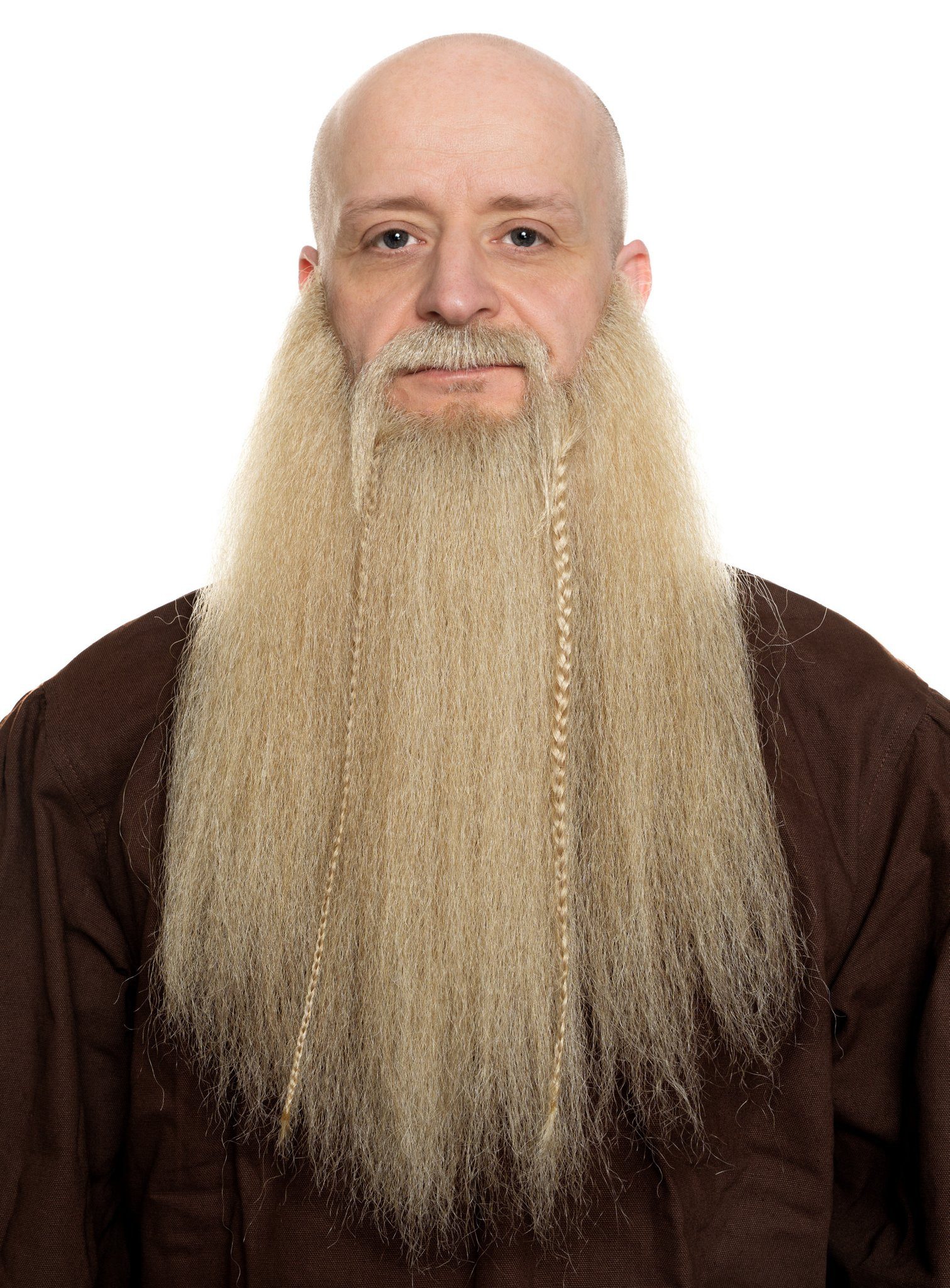 Metamorph Kostüm Bartset Wikinger – 6 Farben, Professionelles Bartset mit Echthaaranteil in Theaterqualität