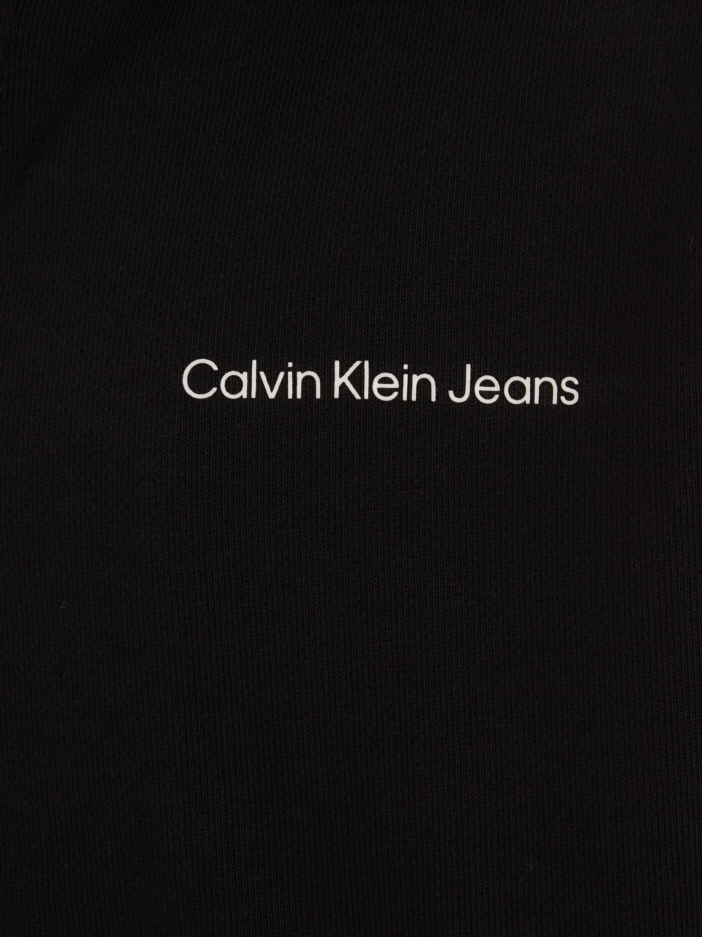 Calvin ZIP-THROUGH INST. LOGO Klein Jeans RELAXED Sweatshirt