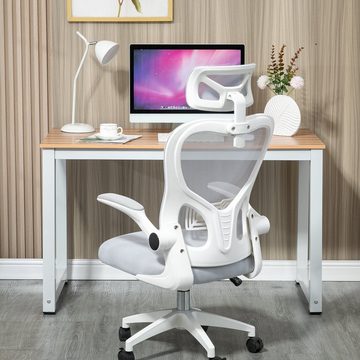 Thanaddo Arbeitstisch 60 x 120 cm Schreibtisch, Kleiner Computertisch, Bürotisch für Büro