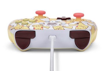 PowerA Verbesserter kabelgebundener Controller für Nintendo Switch Controller (Pikachu-Rouge)