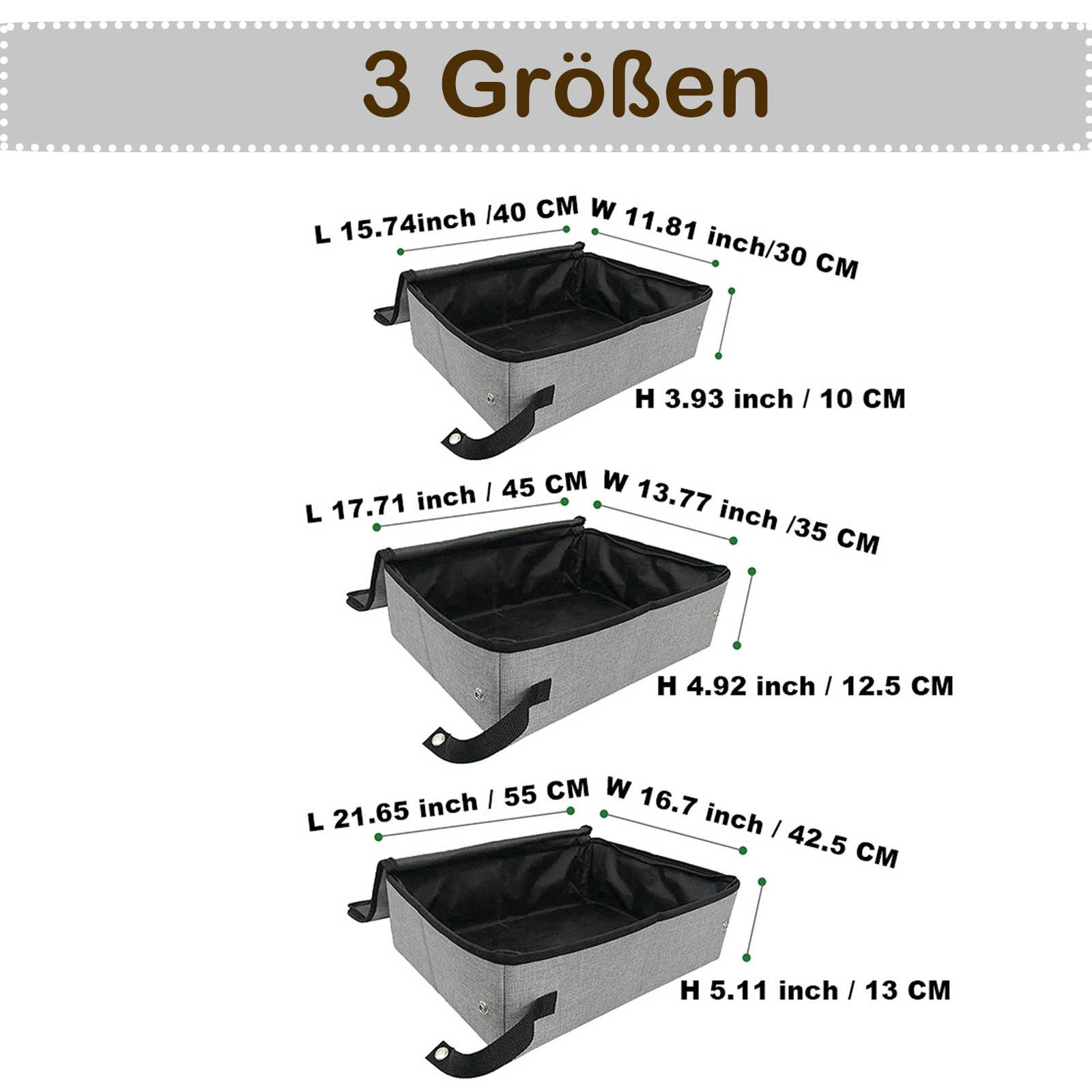 BTTO Katzentoilette Faltbare Katzentoilette Outdoor,Wasserdicht Oxford-Stof günstig online kaufen