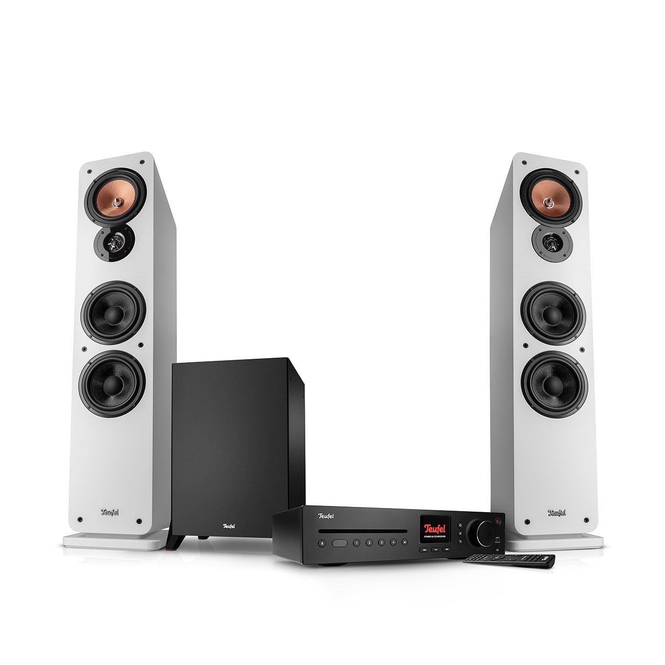 Teufel ULTIMA 40 KOMBO 3 Power Edition Lautsprechersystem (Bluetooth, 260 W, WLAN, LAN, Bluetooth, DAB+ Radio)
