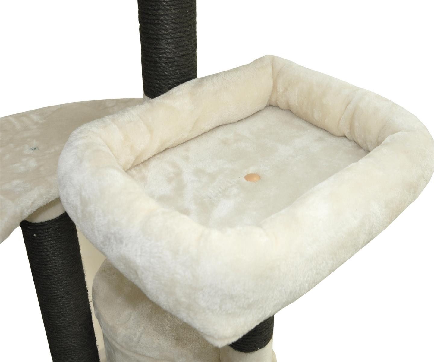 nanook Kratzbaum Kratzbaum Katzenbaum beige 146 x 83 x 60 cm