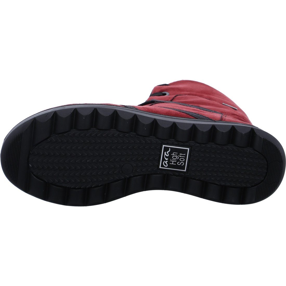 Ara 049634 - Stiefel Stiefel Ara rot Textil Schuhe, Toronto Damen