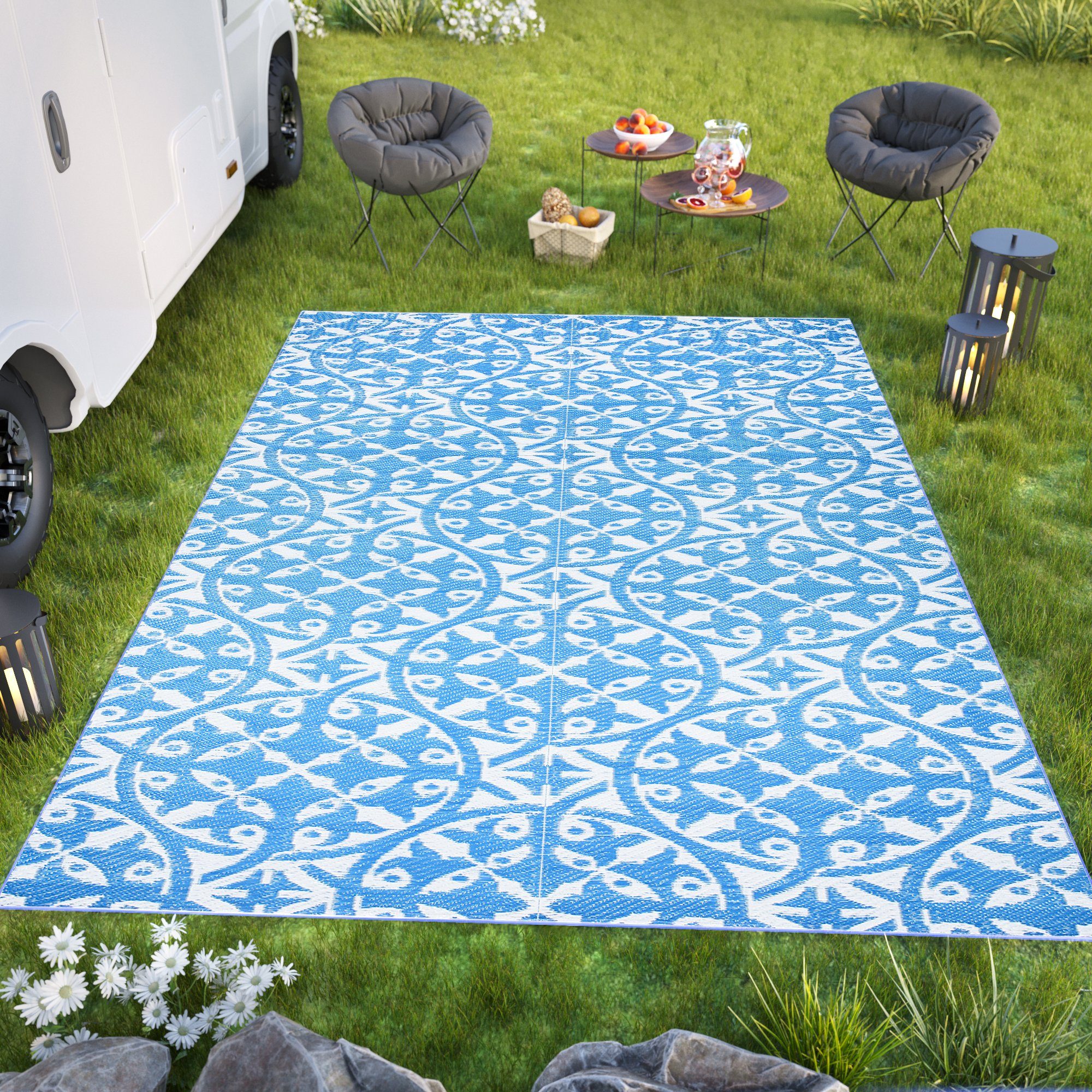 Tapiso Outdoorteppich IBIZA, rechteckig, Outdoor, Balkon, günstig online kaufen