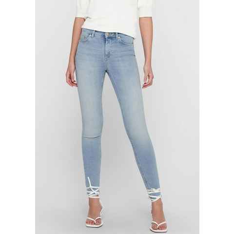ONLY Ankle-Jeans ONLBLUSH MID SK ANK RAW