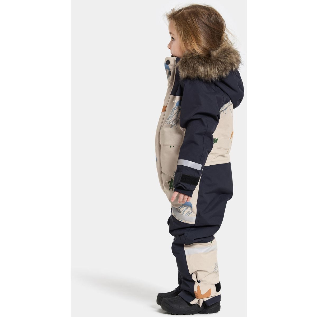 Didriksons Schneeoverall Bjärven K COV SE 2 Funktionaler Kinder-Overall für Outdoor-Aktivitäten, wasser- und