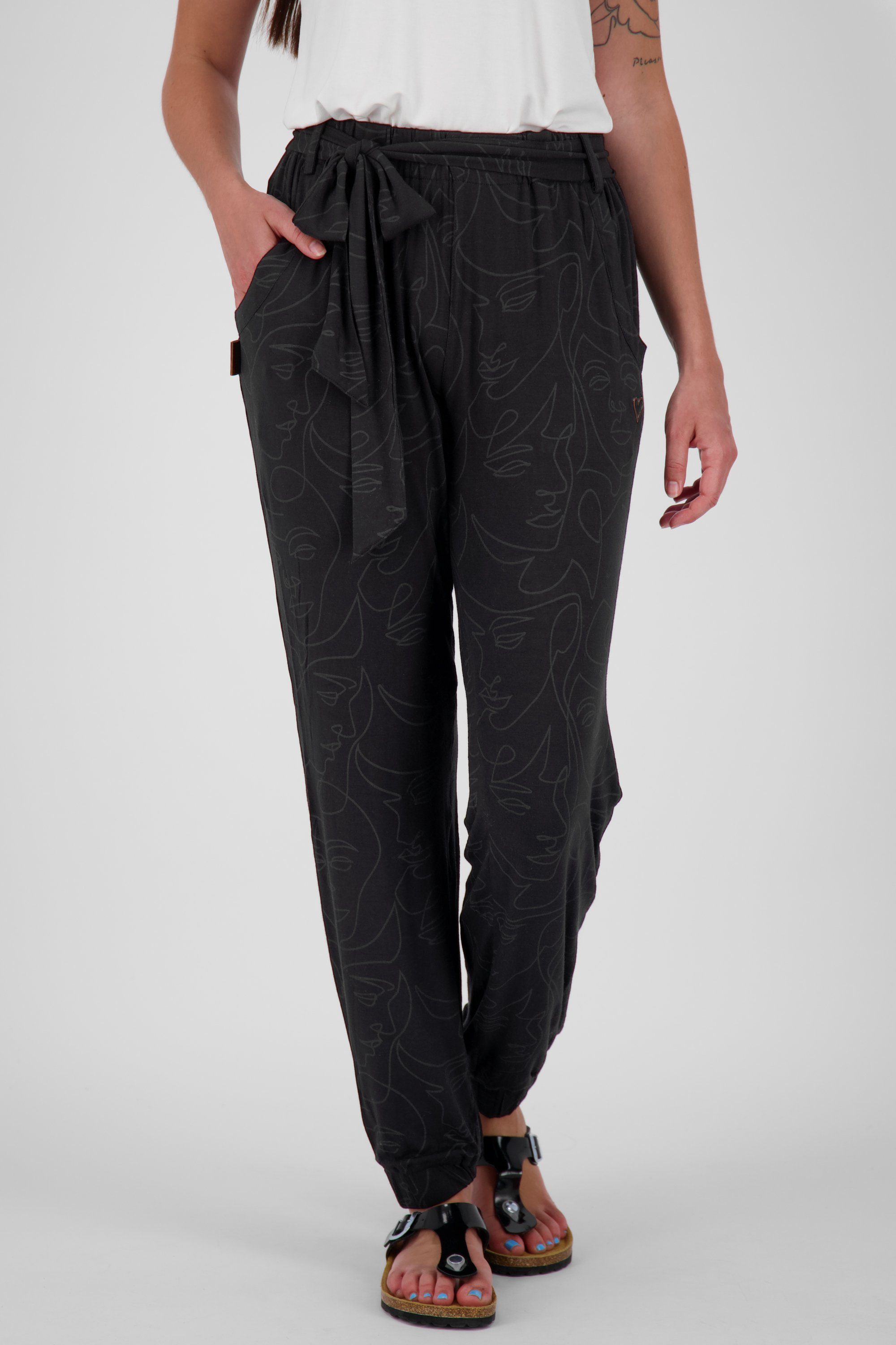 Damen AliceAK Hose Pants Kickin Stoffhose & Freizeithose, Alife moonless