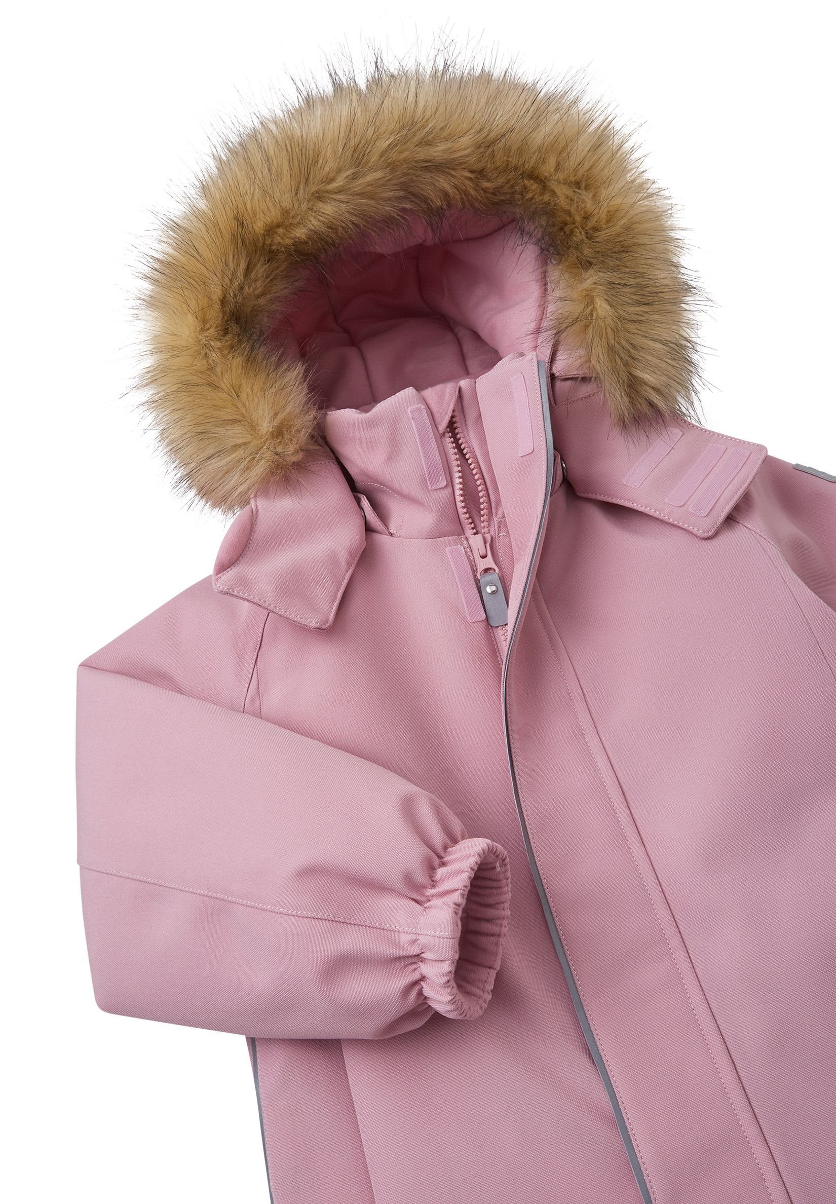 wärmend Schneeoverall und atmungsaktiv und Haupt- Grey Pink bluesign®-zertifiziertes reima wasserdicht, Futtermaterial Trondheim