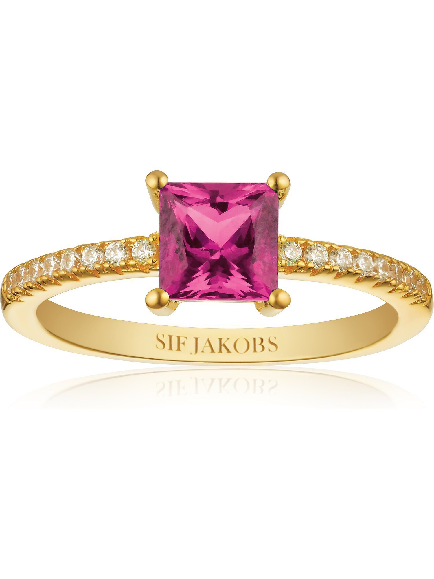 Silberring Jakobs gold, Sif rosa Jewellery