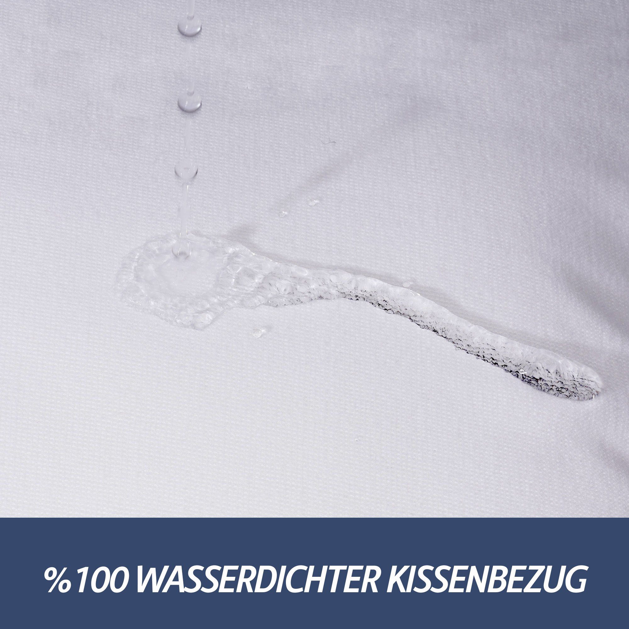 Komfortec Kissenbezüge Wasserdichter Kissenbezug Set, Hypoallergen Kopfkiss günstig online kaufen