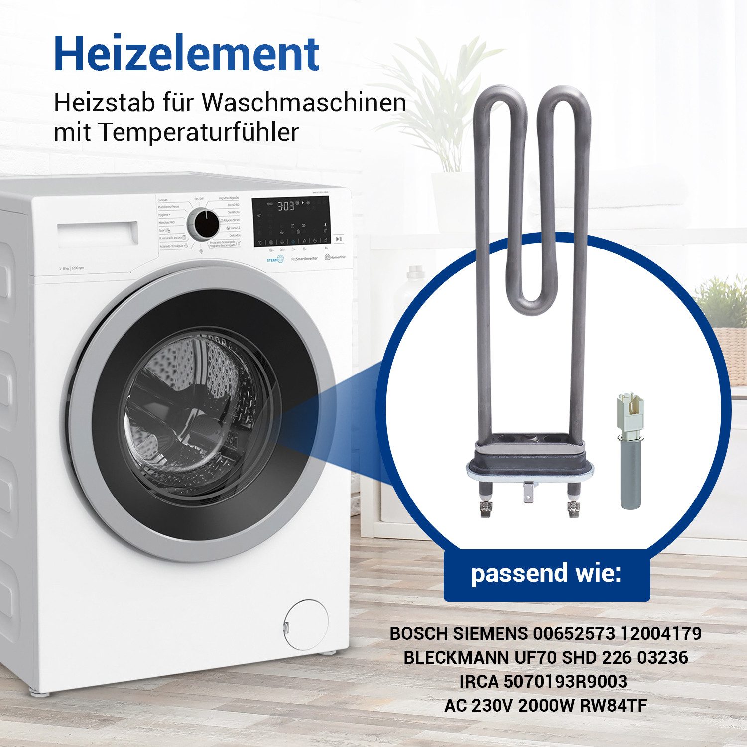 VIOKS Heizkörper Heizelement Ersatz für Bosch 12004179 Sensor Ersatz für 00 günstig online kaufen