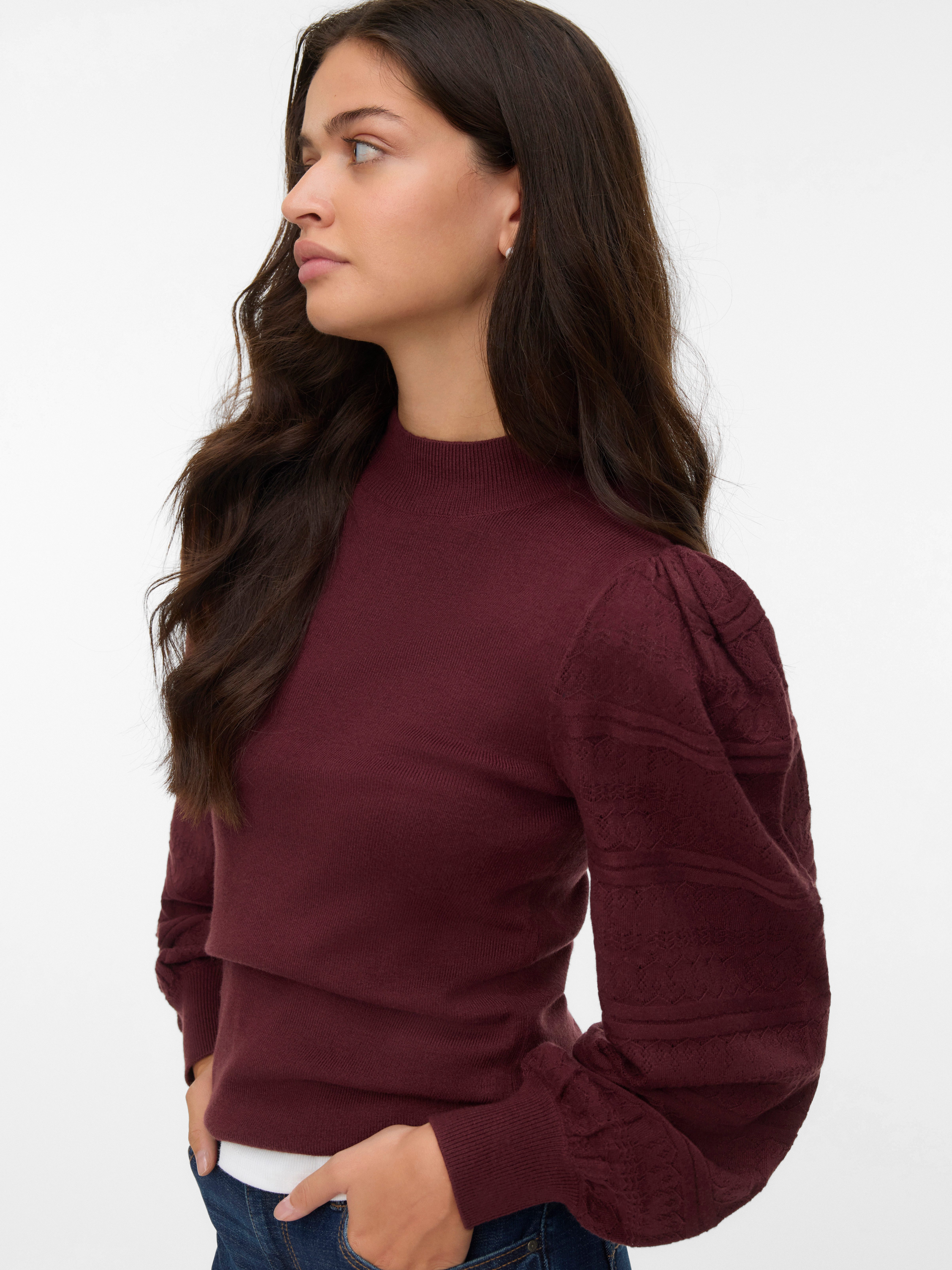 Vero Moda Strickpullover VMNEWLIMONE LS HIGHNECK günstig online kaufen