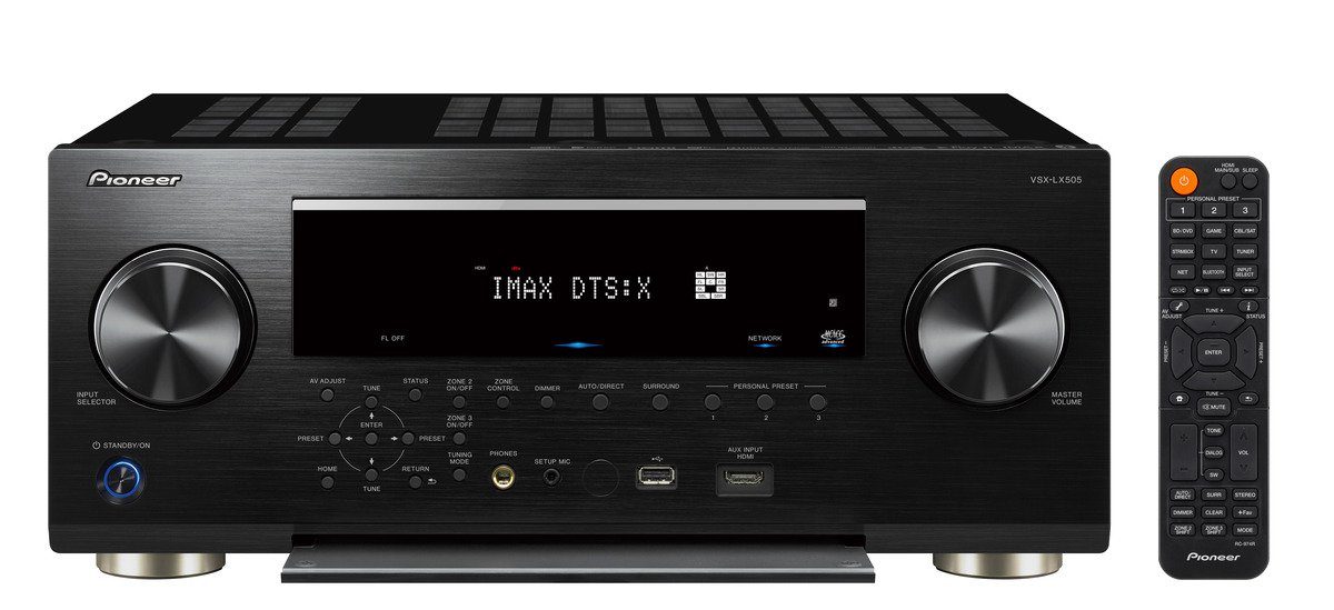 Pioneer VSX-LX505 9.2 AV-Receiver schwarz Stereo-Netzwerk-Receiver