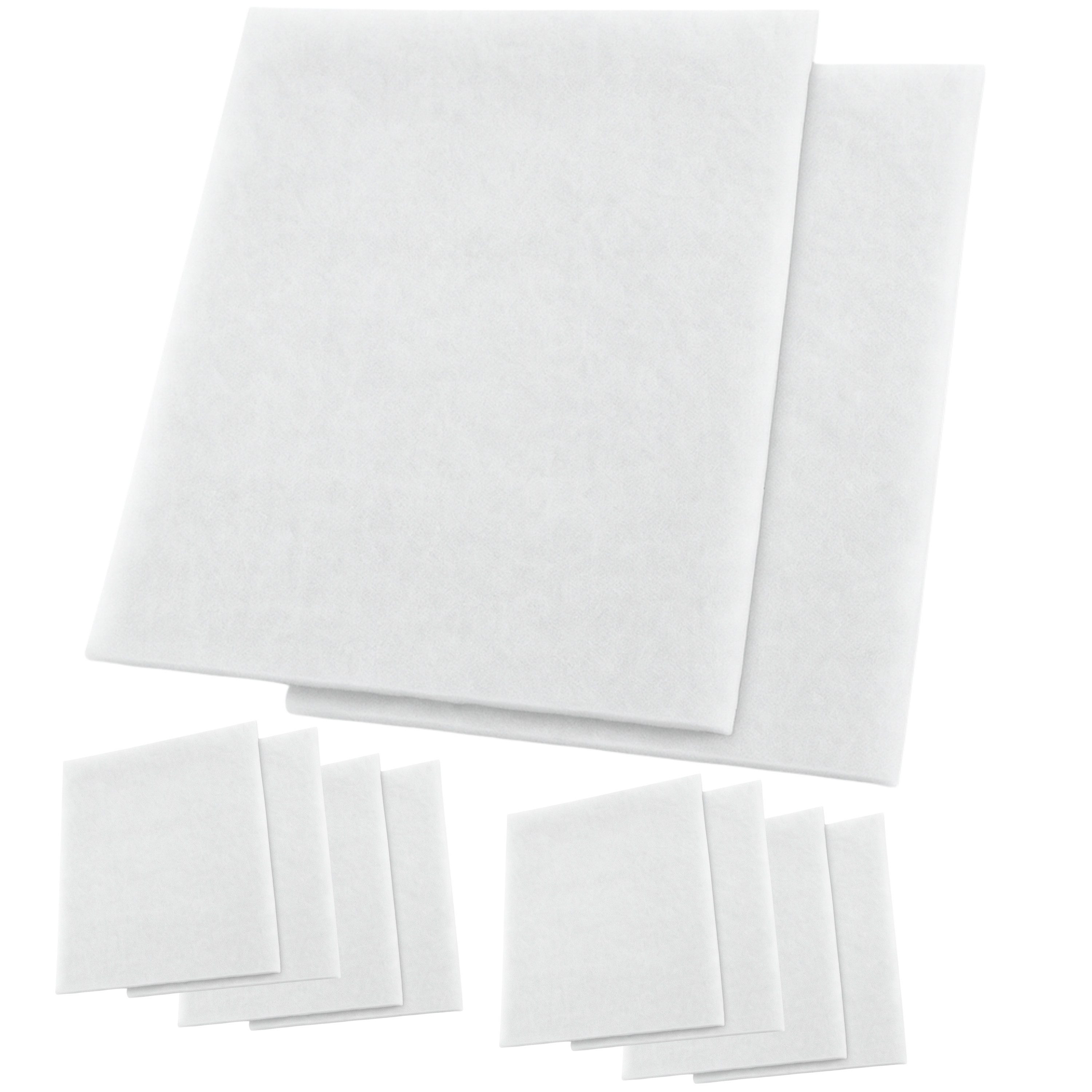 varivendo Filtermatte 10er Set Dunstfilter, für jede Dunst- und Abzugshaube, (Set, 10-St., Dunstfilter), Dunstabzugshaube Dunsthaube Fettfilter Flachfilter Filter
