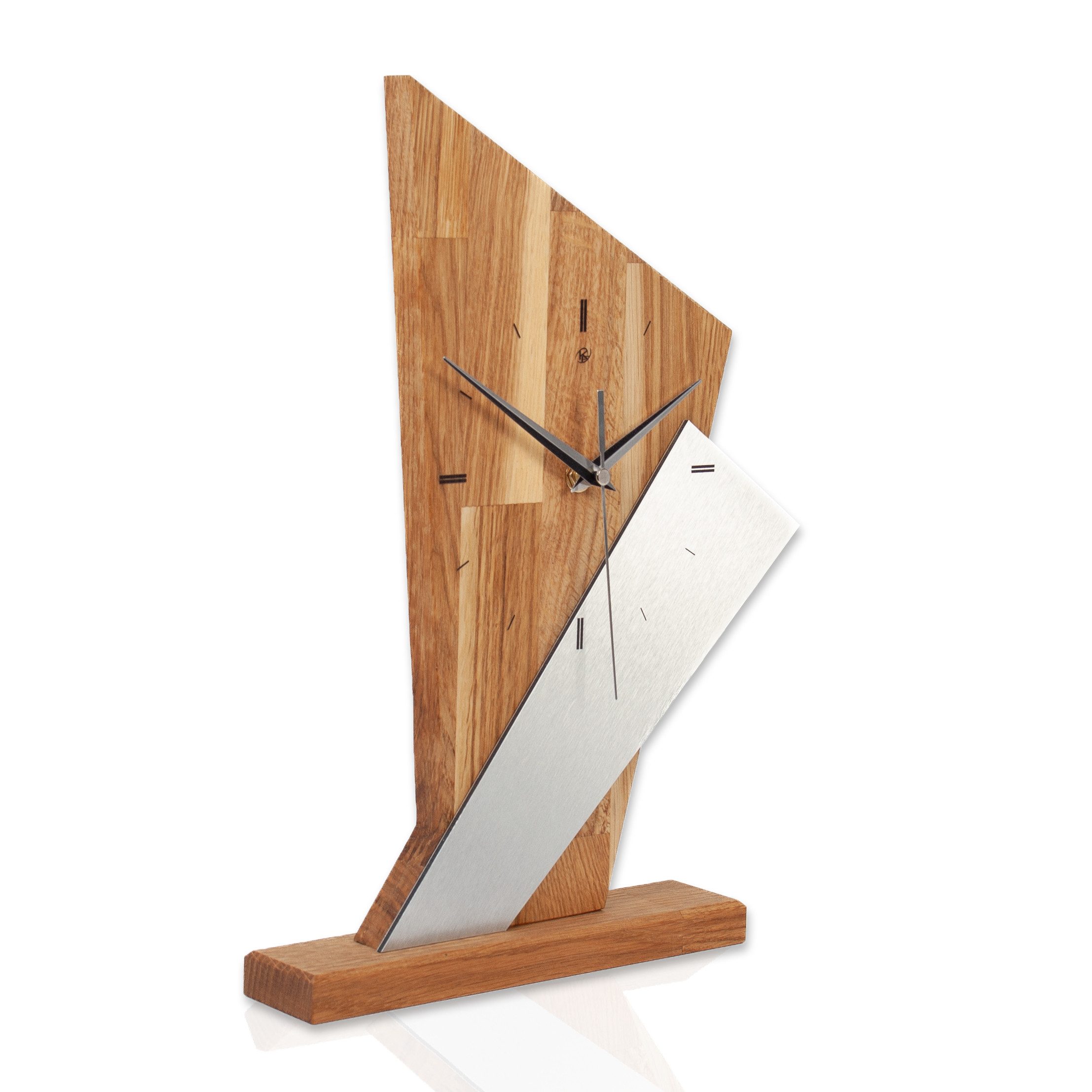 Kreative Feder Standuhr Designer-Standuhr „Brown Square“ günstig online kaufen
