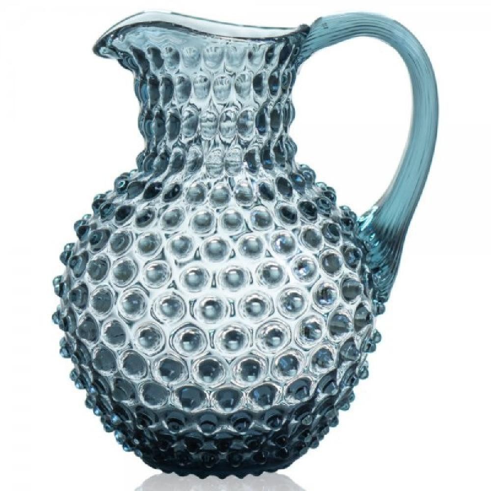 KLIMCHI Karaffe Studio Karaffe Hobnail Jug Misty Blue (2000ml)