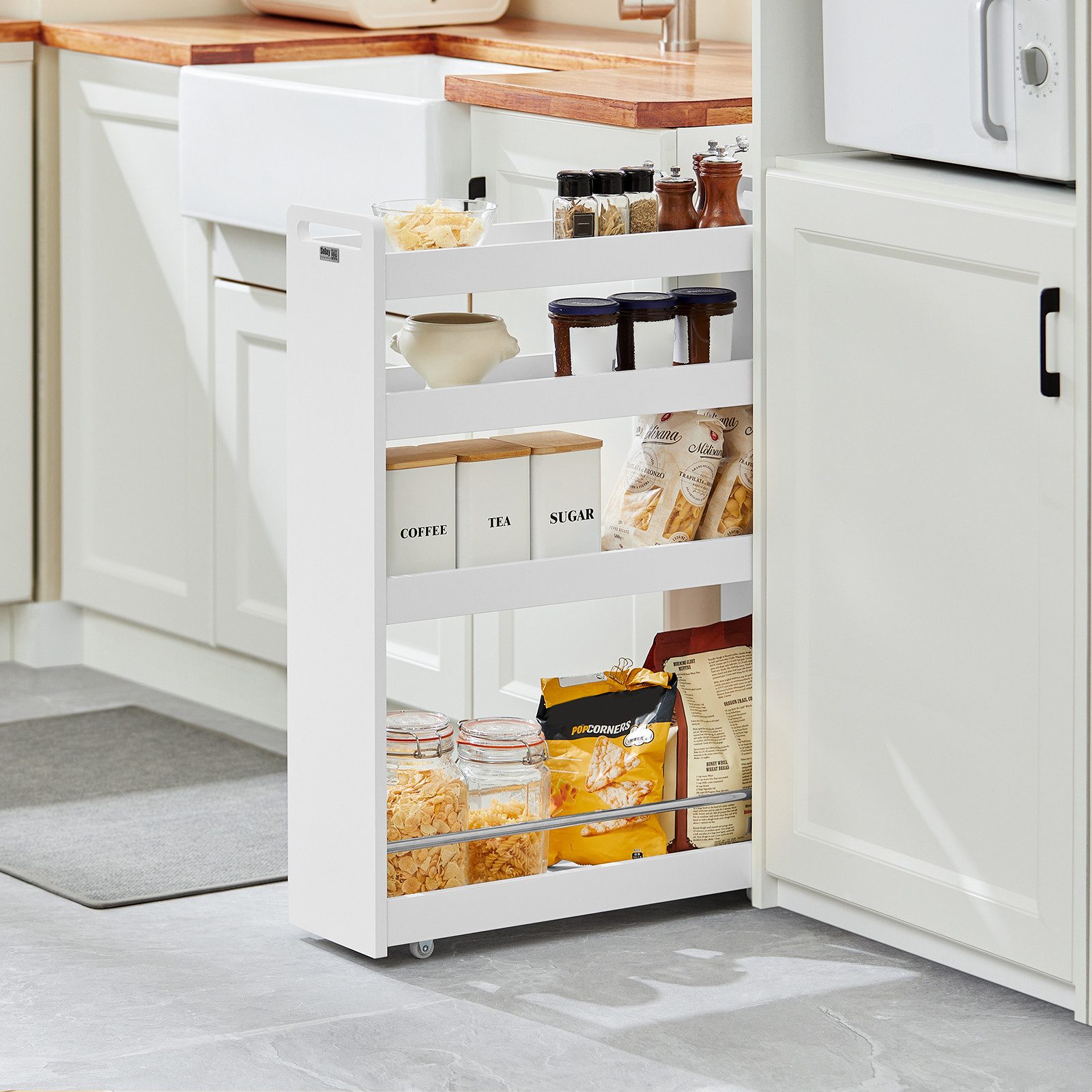 SoBuy Küchenregal NSR01, Nischenregal mit 4 günstig online kaufen