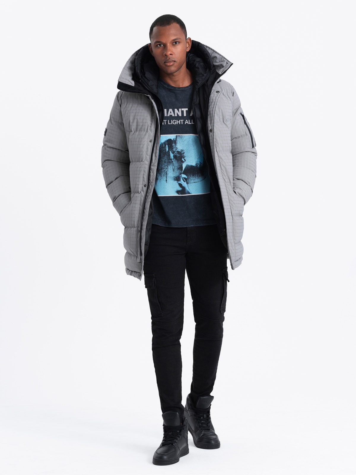 Winterjacke Lange Outdoo Jacke für Herren
