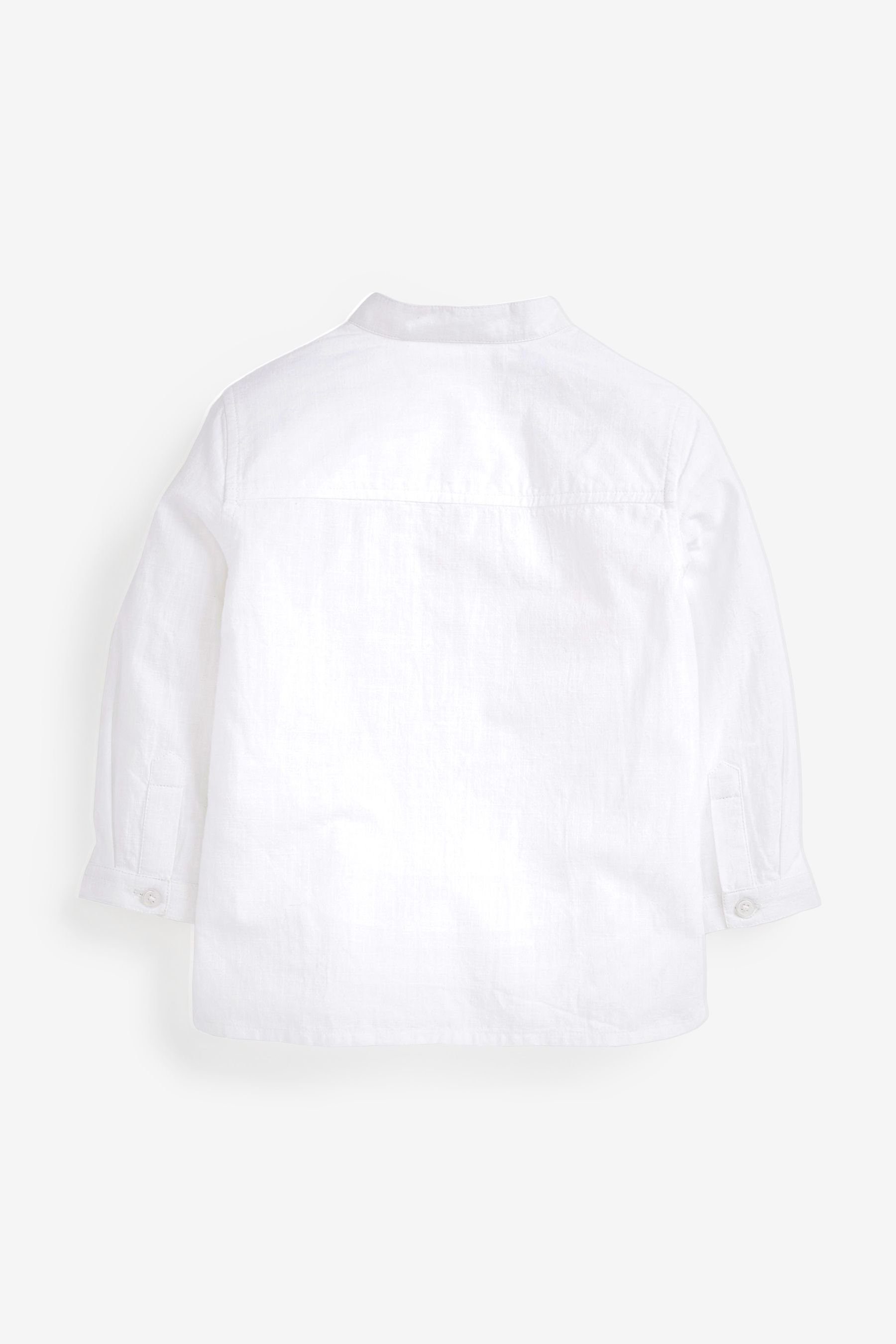 (1-tlg) Next Tunikashirt Stickereien Kurta-Hemd mit White