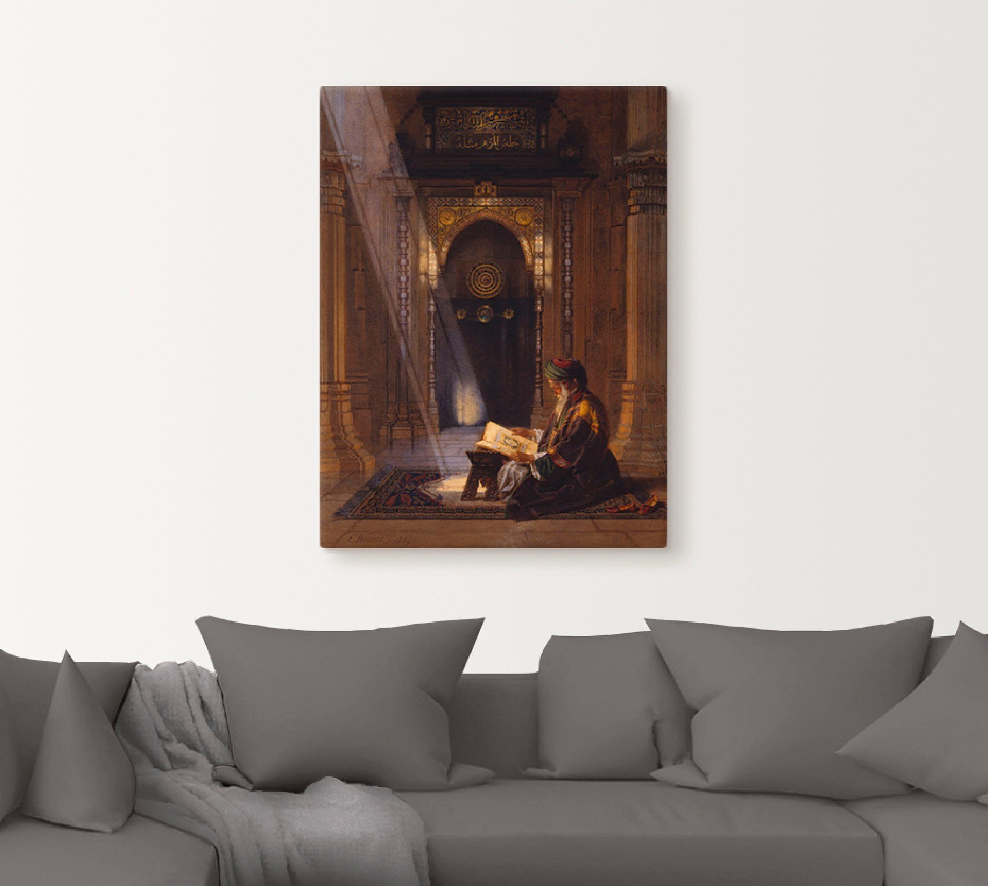 Artland Wandbild In der Moschee., Religion (1 St), als Leinwandbild, Poster günstig online kaufen