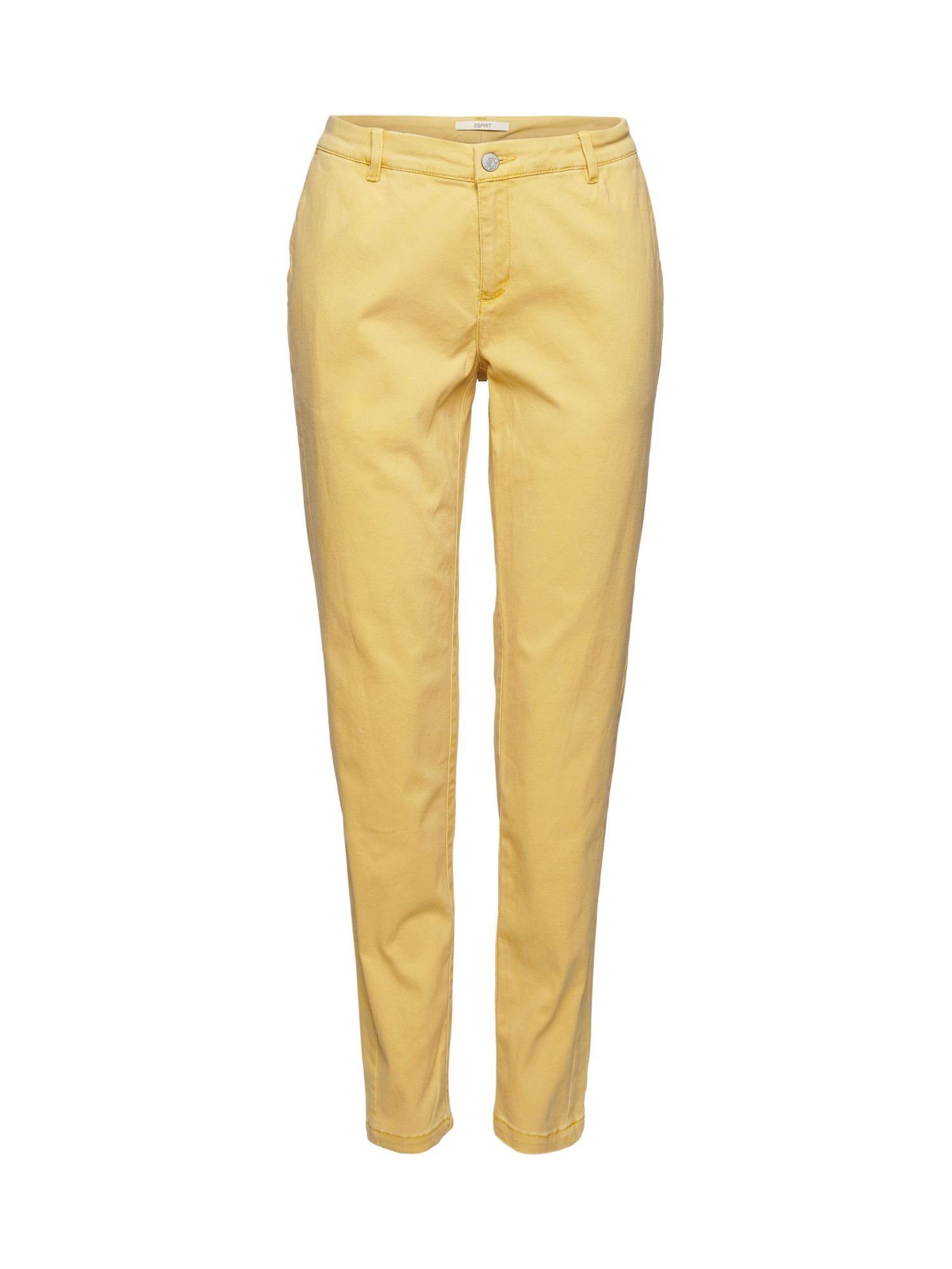 Esprit Chinohose Chino aus Baumwolle YELLOW