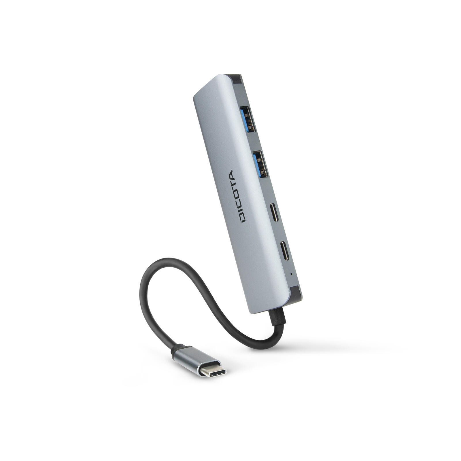 DICOTA Laptop-Dockingstation USB-C 4-in-1 Highspeed Hub 10 Gbps
