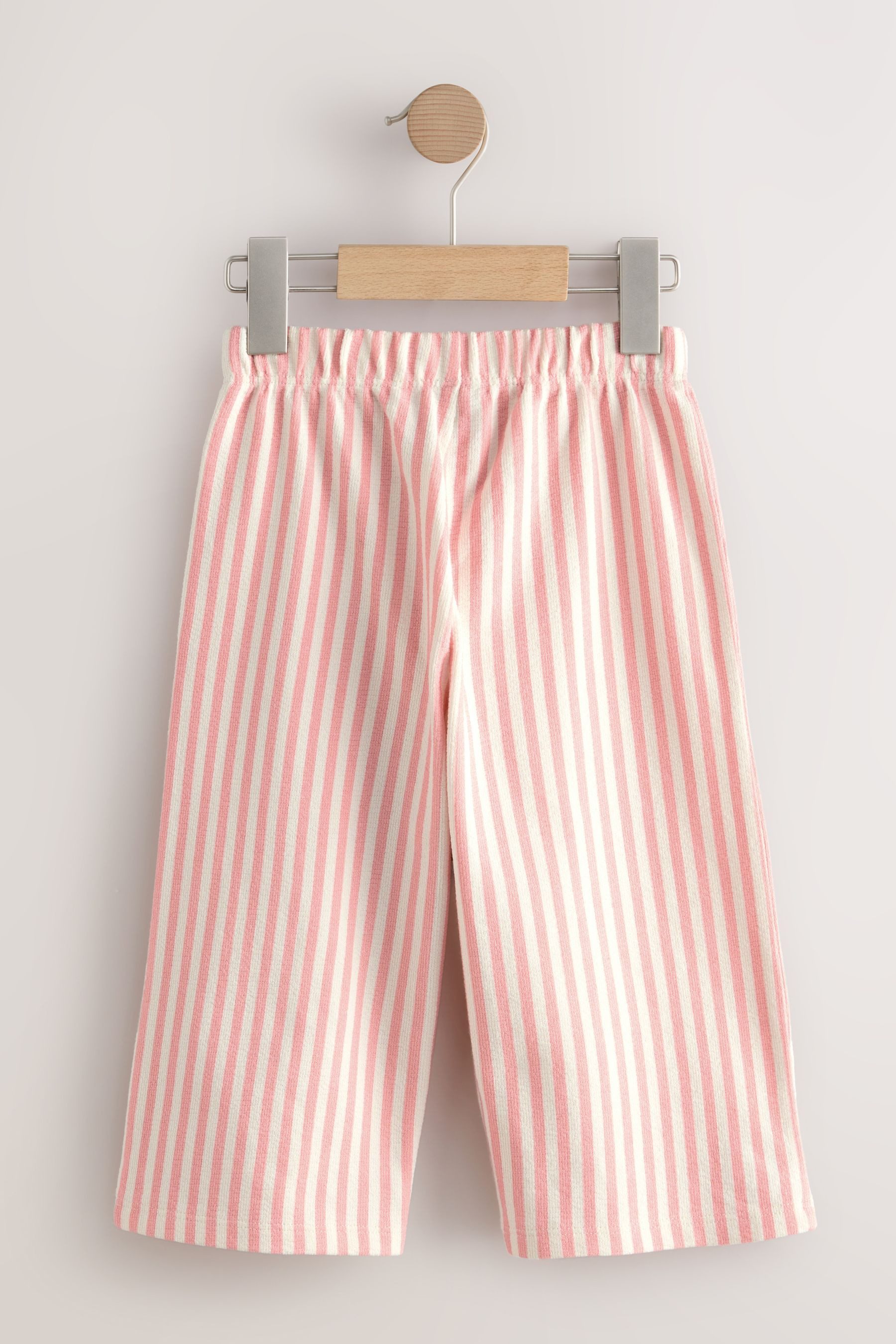 Next Palazzohose Strukturierte Hose mit weitem günstig online kaufen