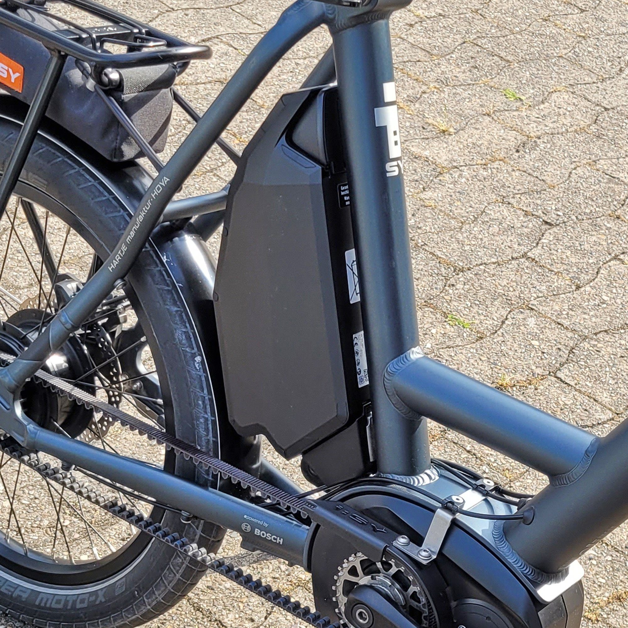 E-Bike Vision Akku passend für das e-Bike i:SY XXL 15Ah 540Wh, Sattelrohr, Made in Akku