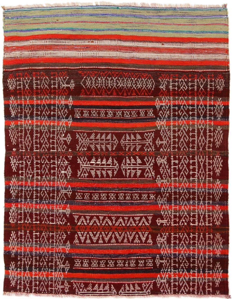 Orientteppich Kelim Afghan Antik 114x148 Handgewebter Orientteppich, Nain Trading, rechteckig, Höhe: 3 mm