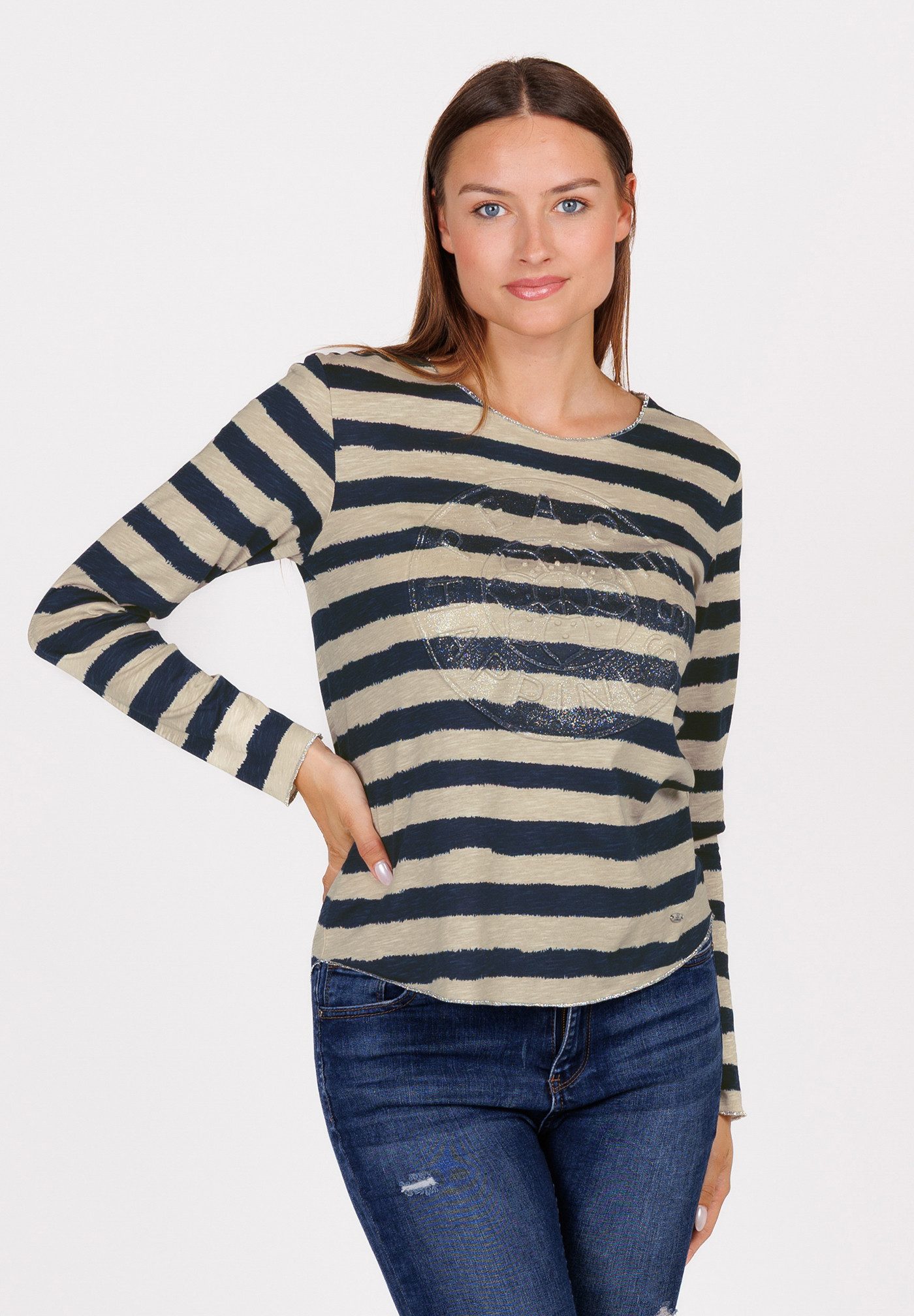 Key Largo Longsleeve WLS HAPPINESS round (1er)