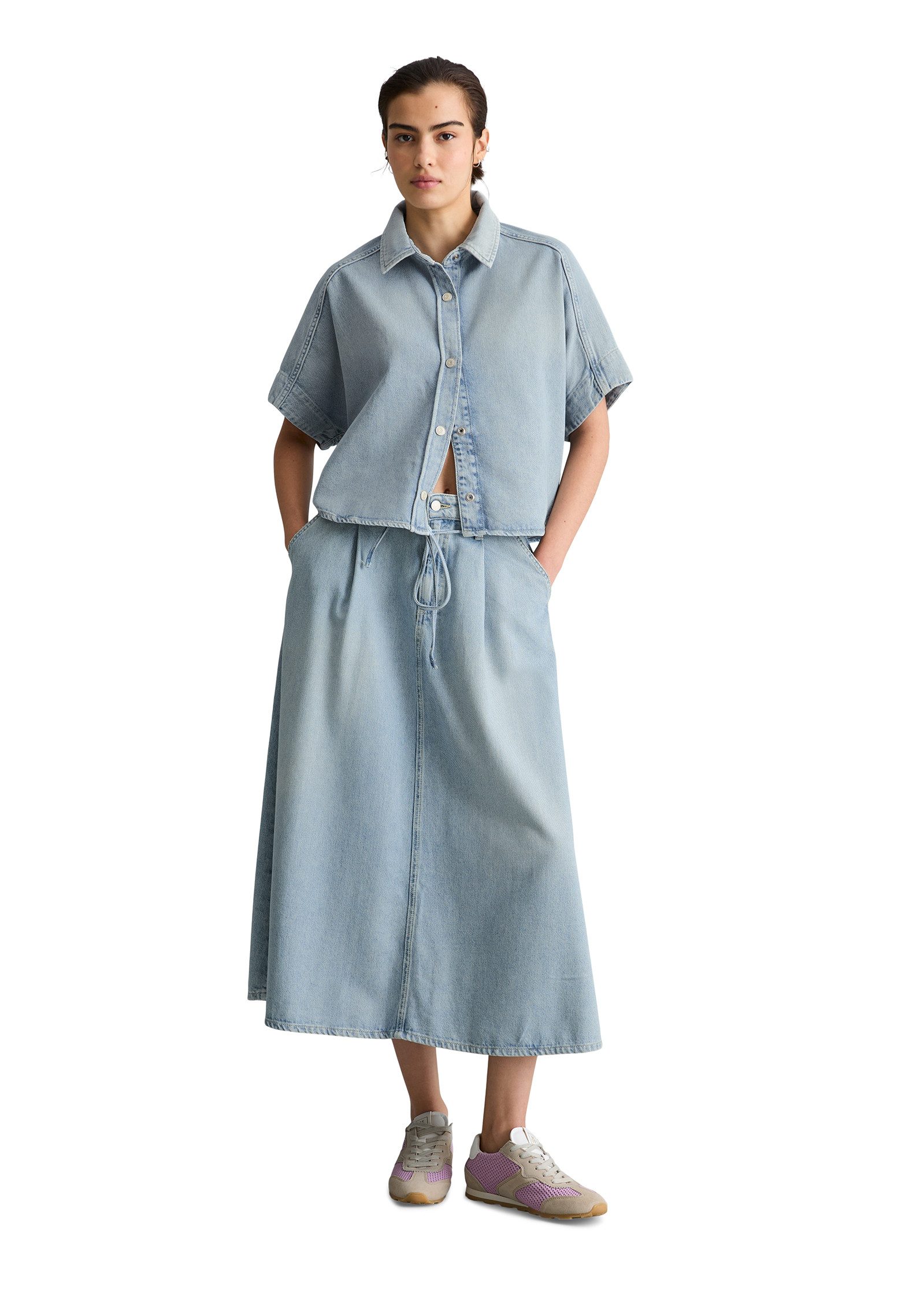 Marc O'Polo DENIM Jeansbluse aus reiner Baumwolle – Bild 5 von 5
