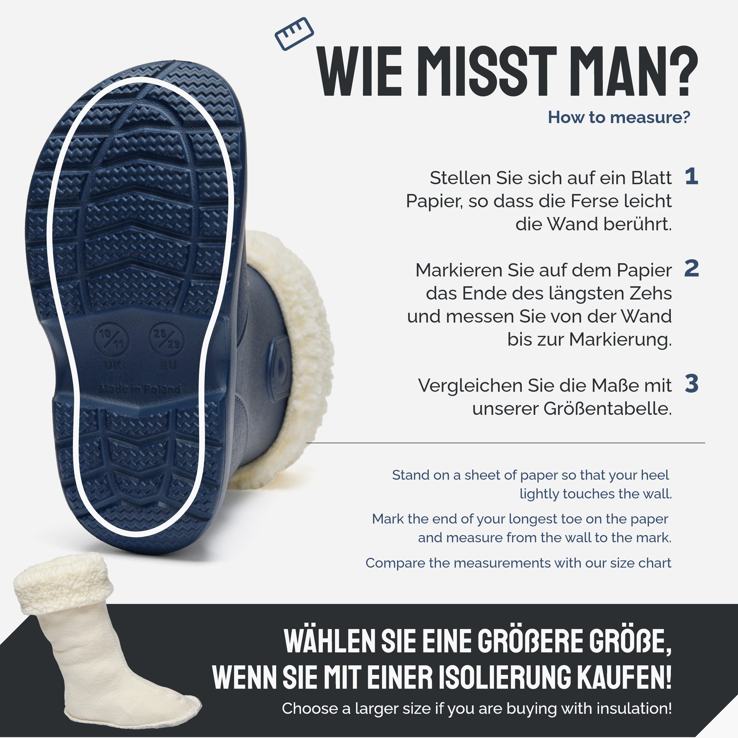 Ladeheid x Camminare Kinder aus leichtem EVA warm gefüttert mit Design LA-CA-19 Gummistiefel