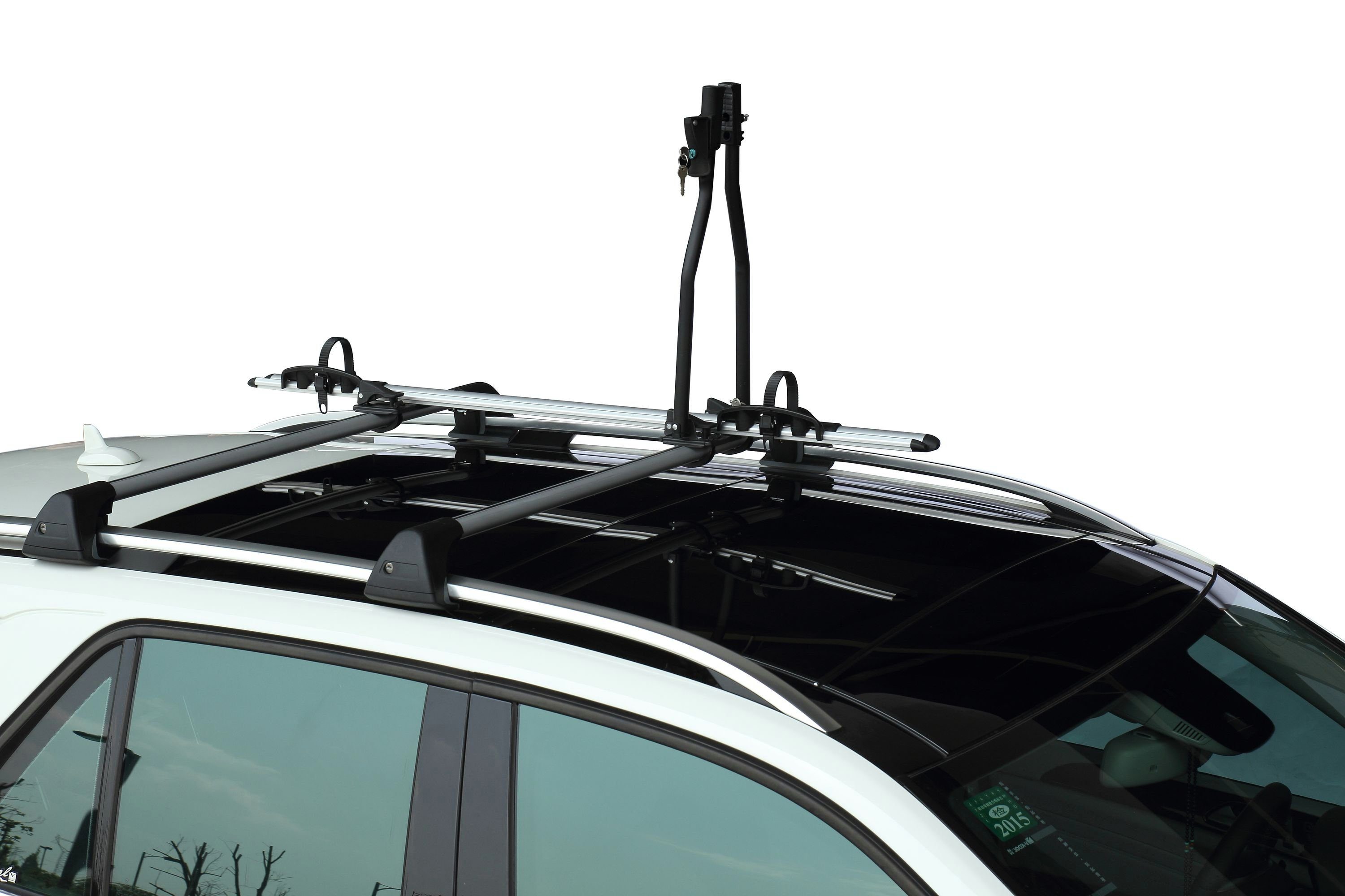 VDP Dachträger (Für Ihren Volkswagen Caddy (2K) Life 10-15, Fahrradträger und Dachträger im Set), Fahrradträger SAGITTAR + Dachträger K1 MEDIUM kompatibel mit Volkswagen Caddy (2K) Life 10-15