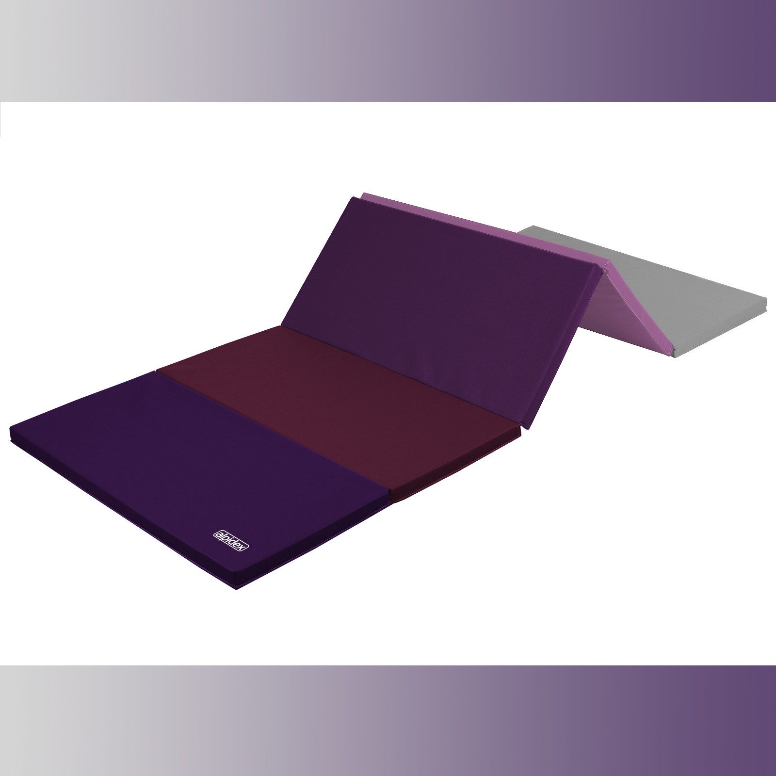 ALPIDEX Turnmatte ALPIDEX klappbare Turnmatte 185 x 78 x 3,2 cm RG 18 – Bild 2 von 5