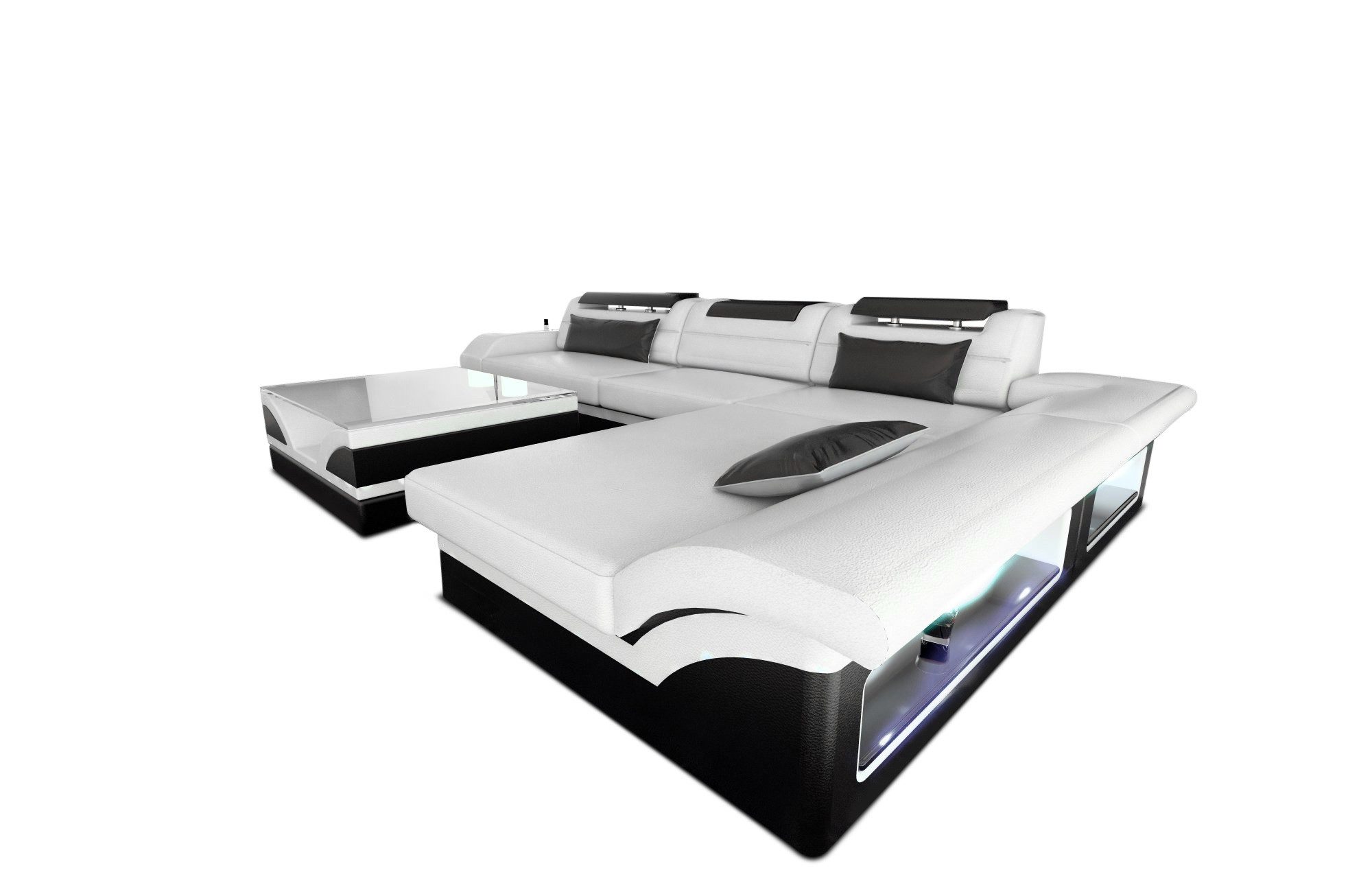 Sofa Dreams Ecksofa Couch Leder Sofa günstig online kaufen