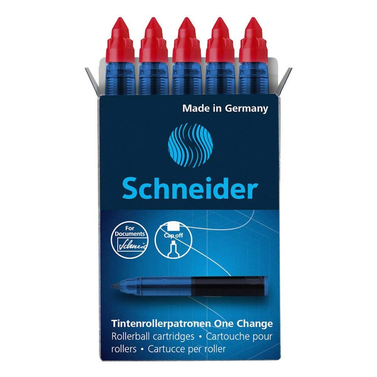 SCHNEIDER Tintenroller Rollerpatrone One Change rot