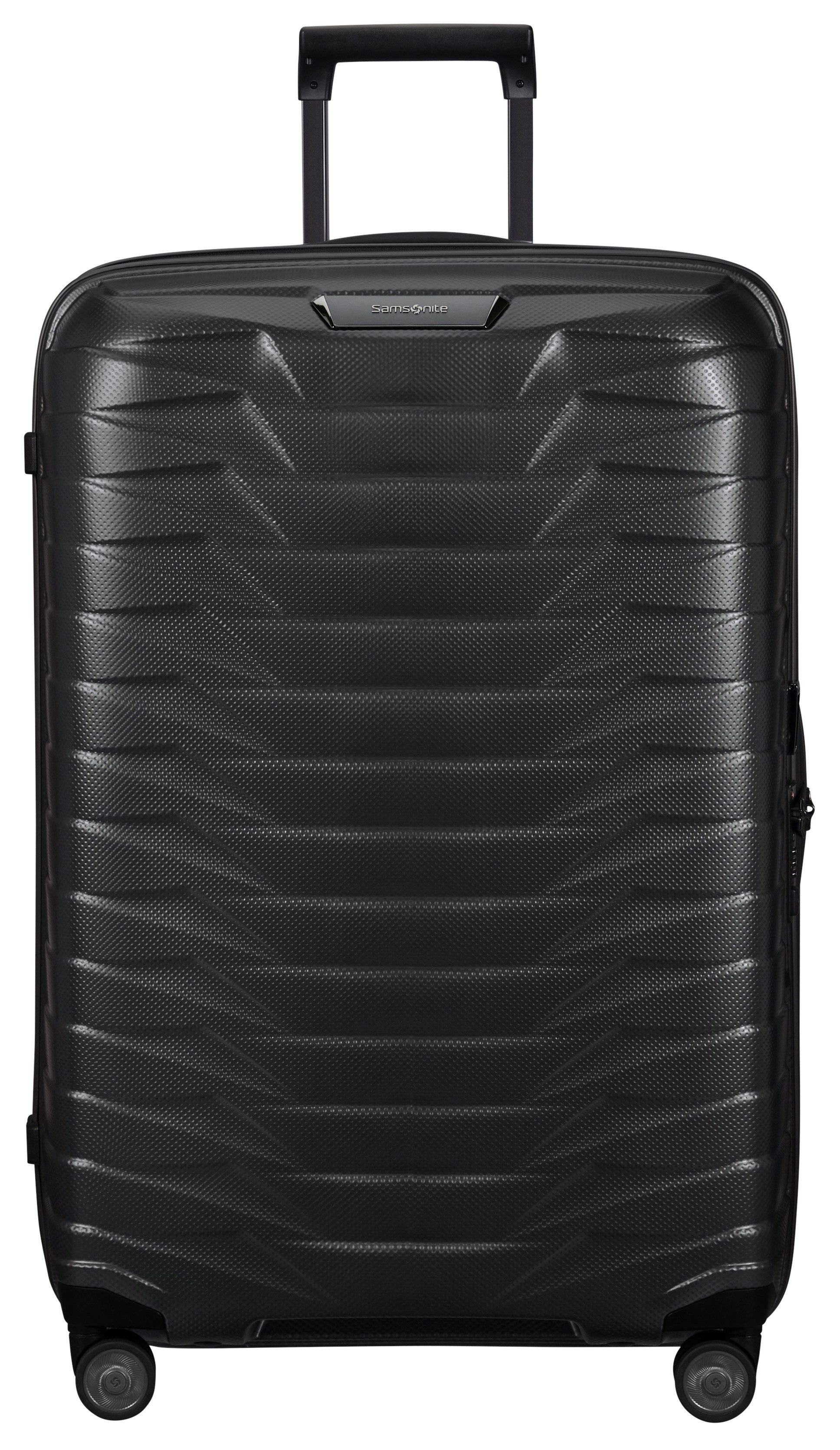 Samsonite Hartschalen-Trolley PROXIS, verschiedene Größen und Farben, 4 Rollen, arretierbares und versenkbares Druckknopf-Trolleysystem