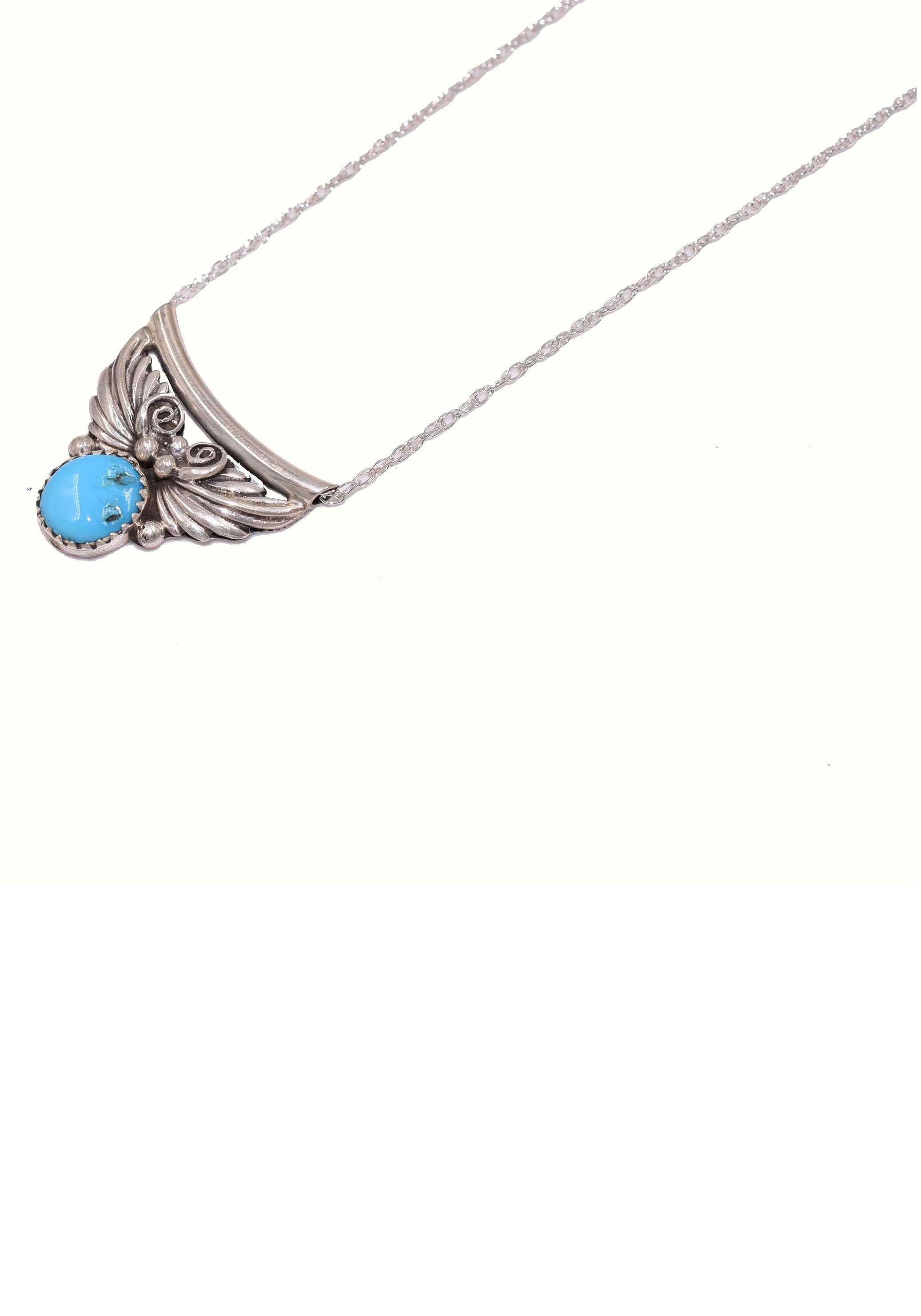 Firetti Kette mit Anhänger Schmuck Geschenk Silber 925 Halsschmuck Halskette Venezianer, mit Türkis