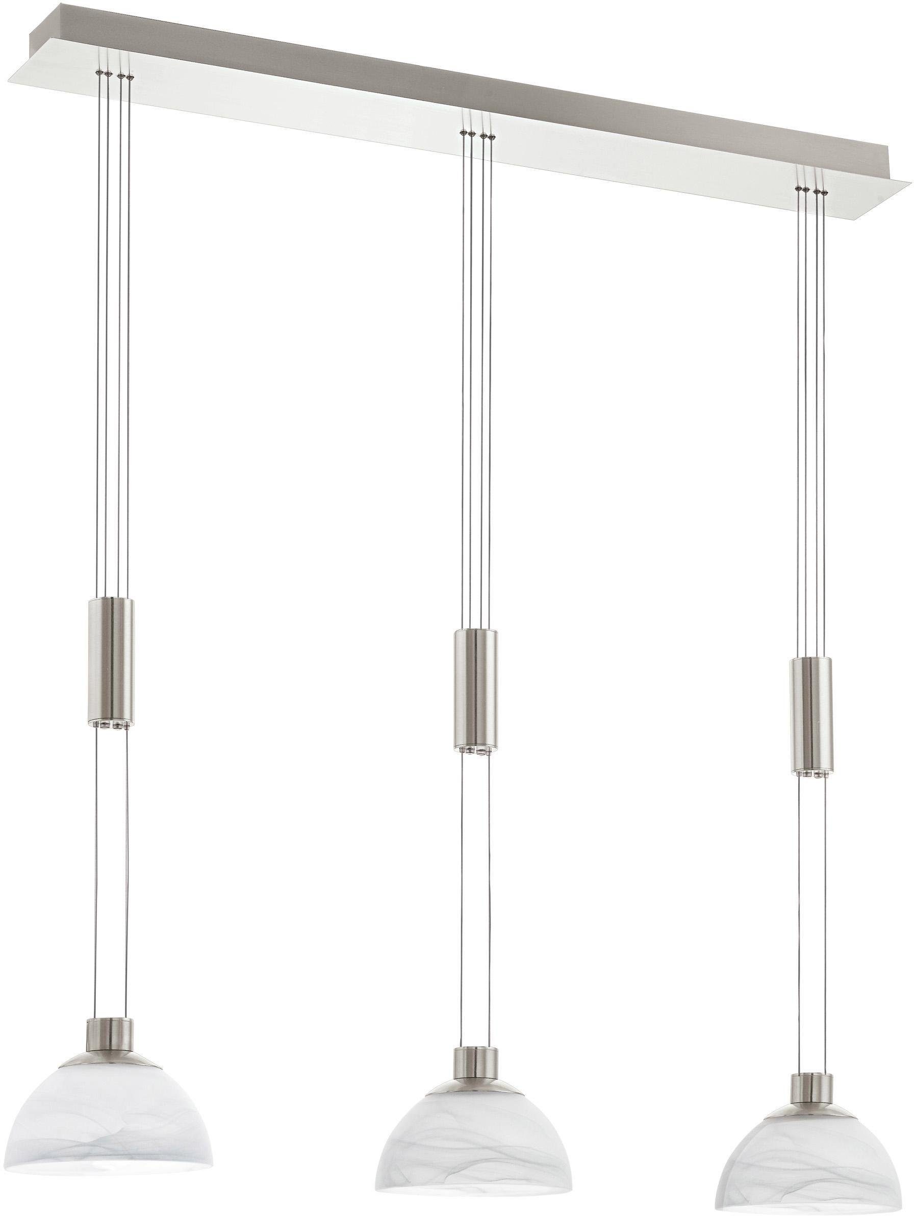 EGLO Pendelleuchte MONTEFIO, LED fest integriert, Warmweiß, Hängeleuchte, LED tauschbar, höhenverstellbar