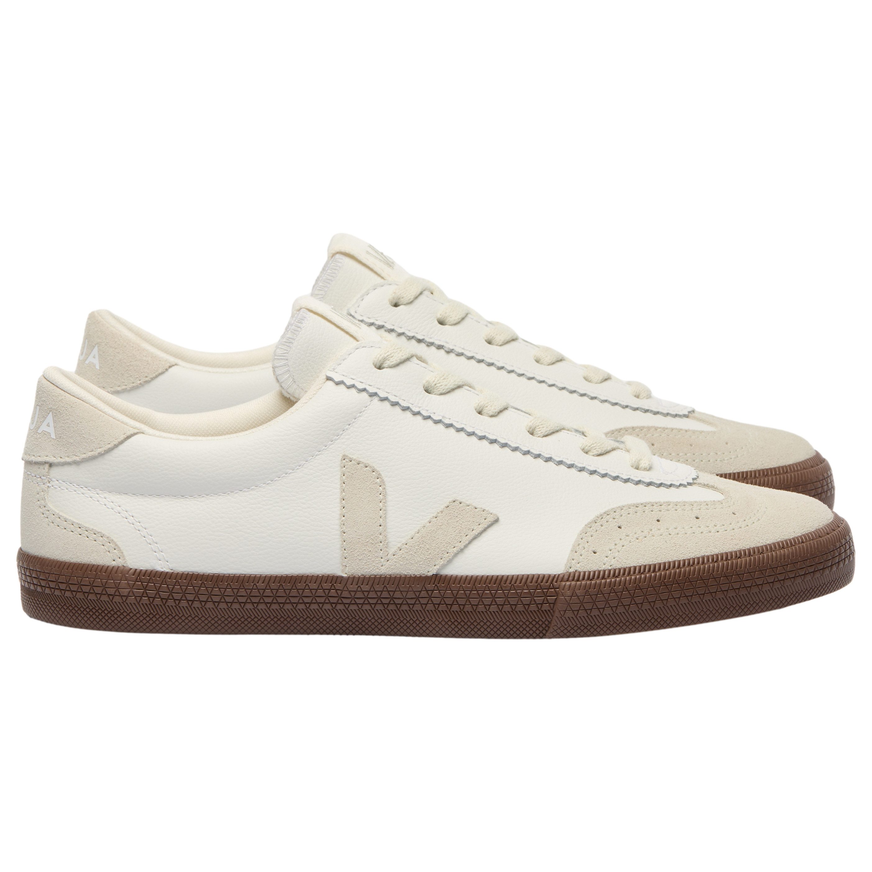 VEJA Herren-Sneaker Volley OT Leather White Natural Bark Sneaker