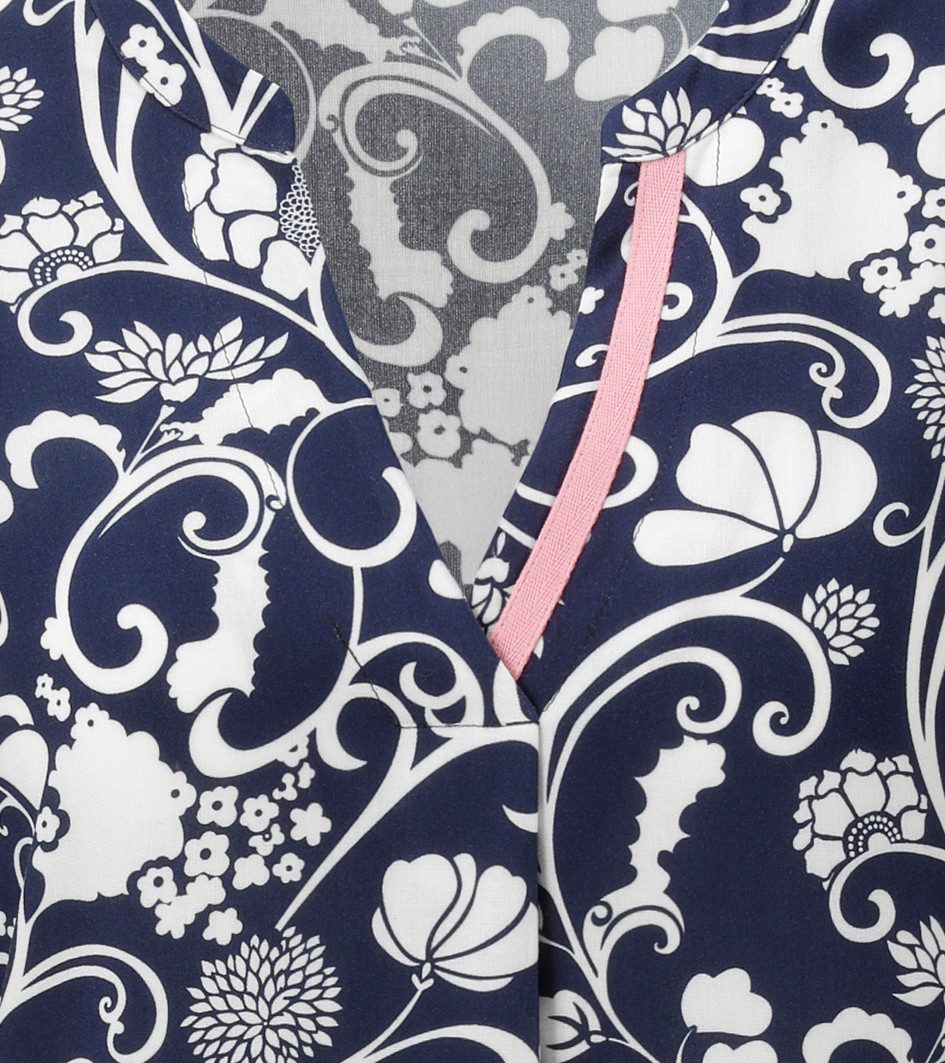 Aniston CASUAL Schlupfbluse mit fantasievollem, grafischen Blumendruck