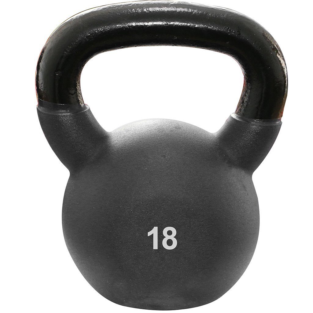 Sporttrend 24 Kettlebell Kettlebell Schwunghantel Fitnesskugel Hantel, 18kg, Hantel Fitnesshantel Kugelhantel Hanteln