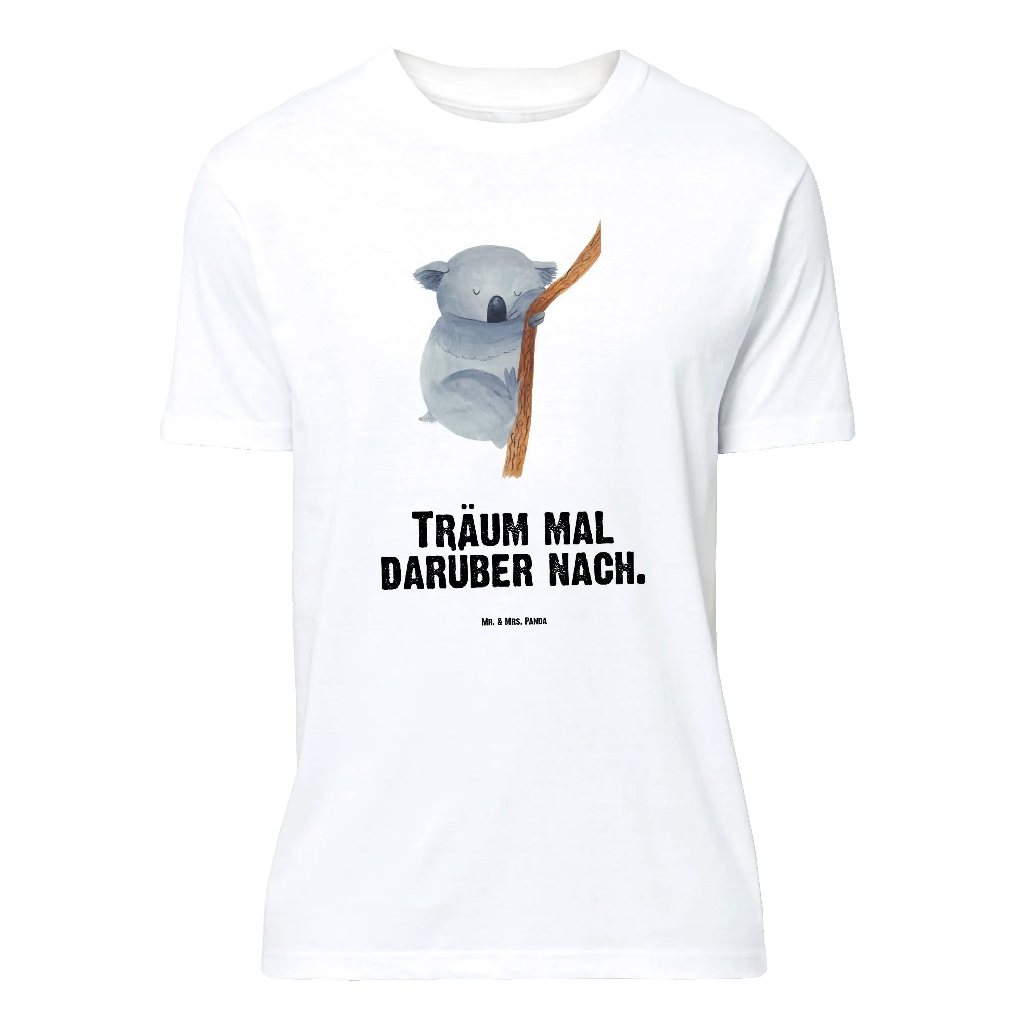 Mr. & Mrs. Panda T-Shirt Koalabär, Размер L T-Shirt, Weiß, ustige Sprüche, Junggeseenabschied, (Packung, 1-tlg) Lustiges T-Shirt Herrn Junggesellenabschied