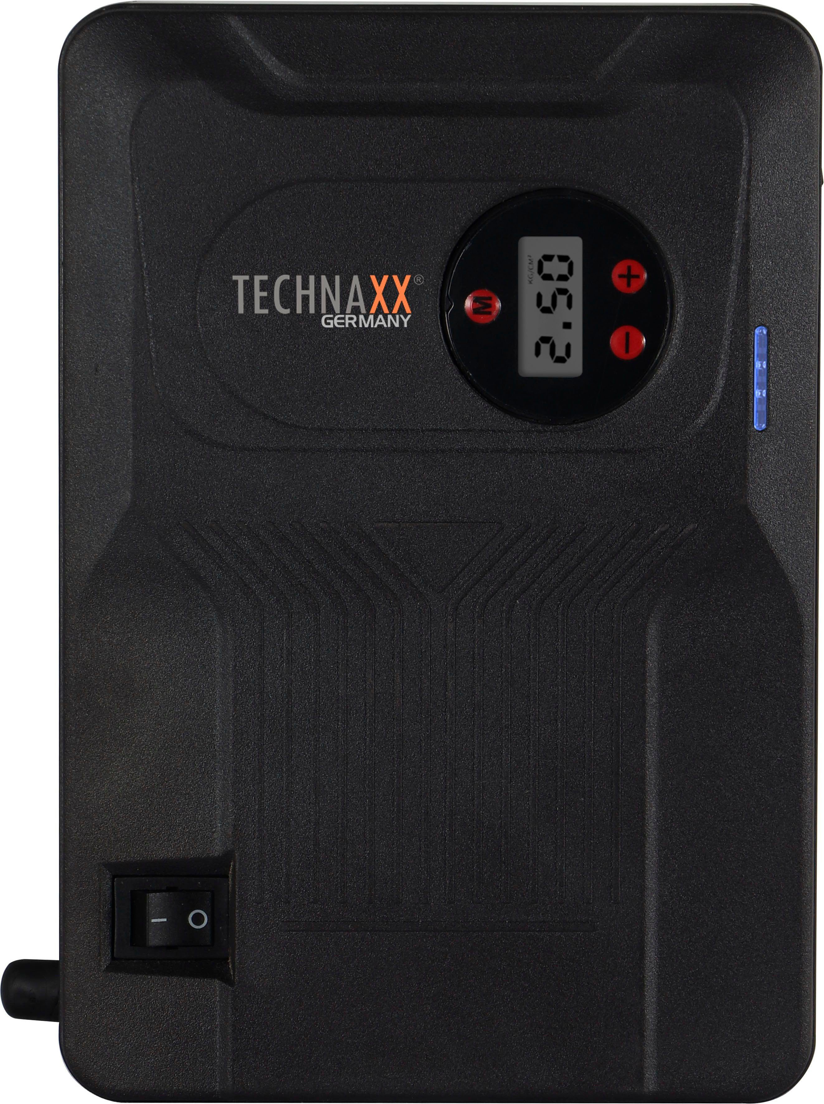 Power Technaxx 4-in-1 Jump Bank, 14000 Starter, LED Luftkompressor, TX-219 mAh, Starthilfegerät