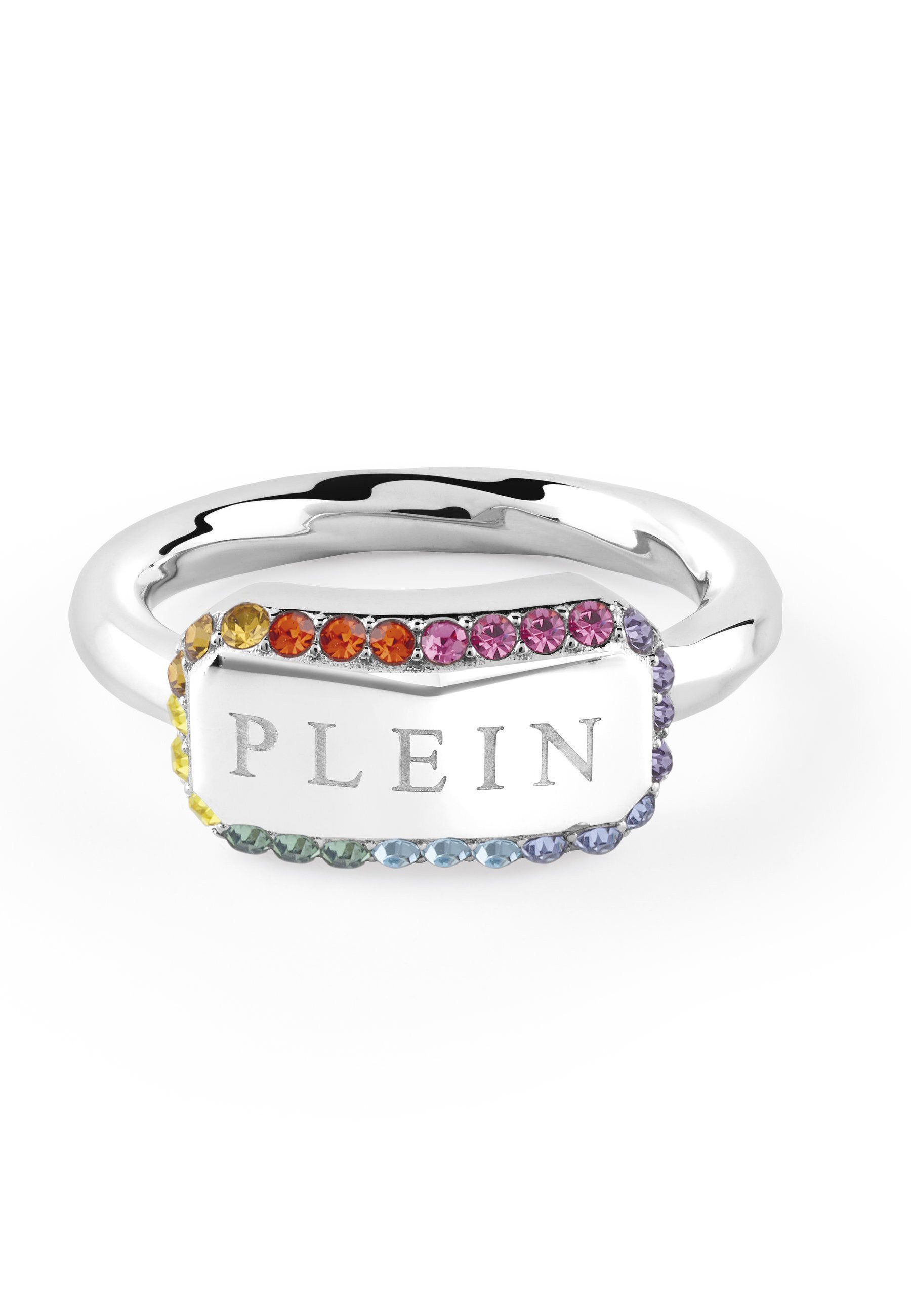 PHILIPP PLEIN Fingerring PLEIN CRYSTAL TAG (1-tlg), Recyled Stainless Steel günstig online kaufen