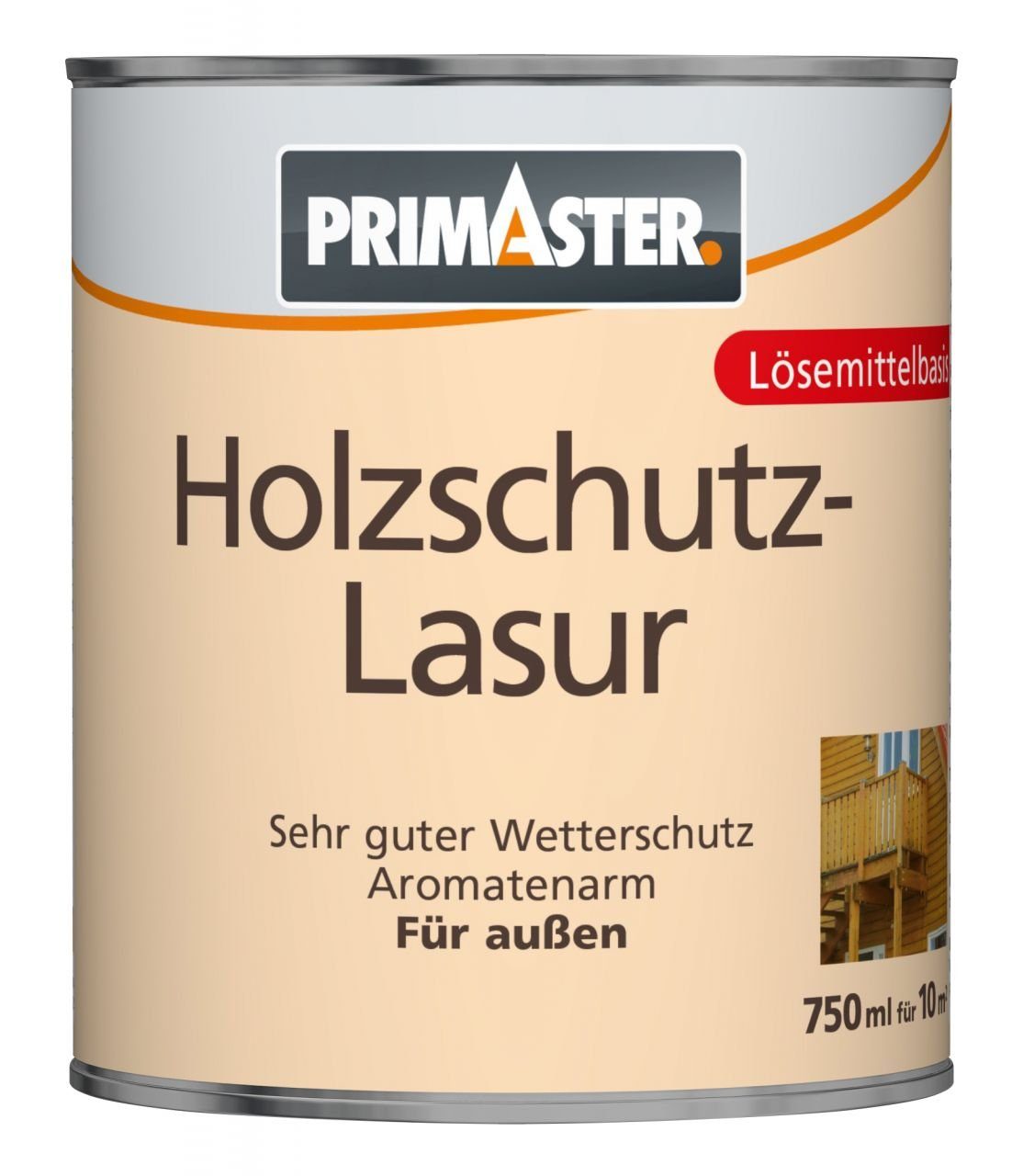 Primaster Lasur Primaster Holzschutzlasur 750 ml ebenholz